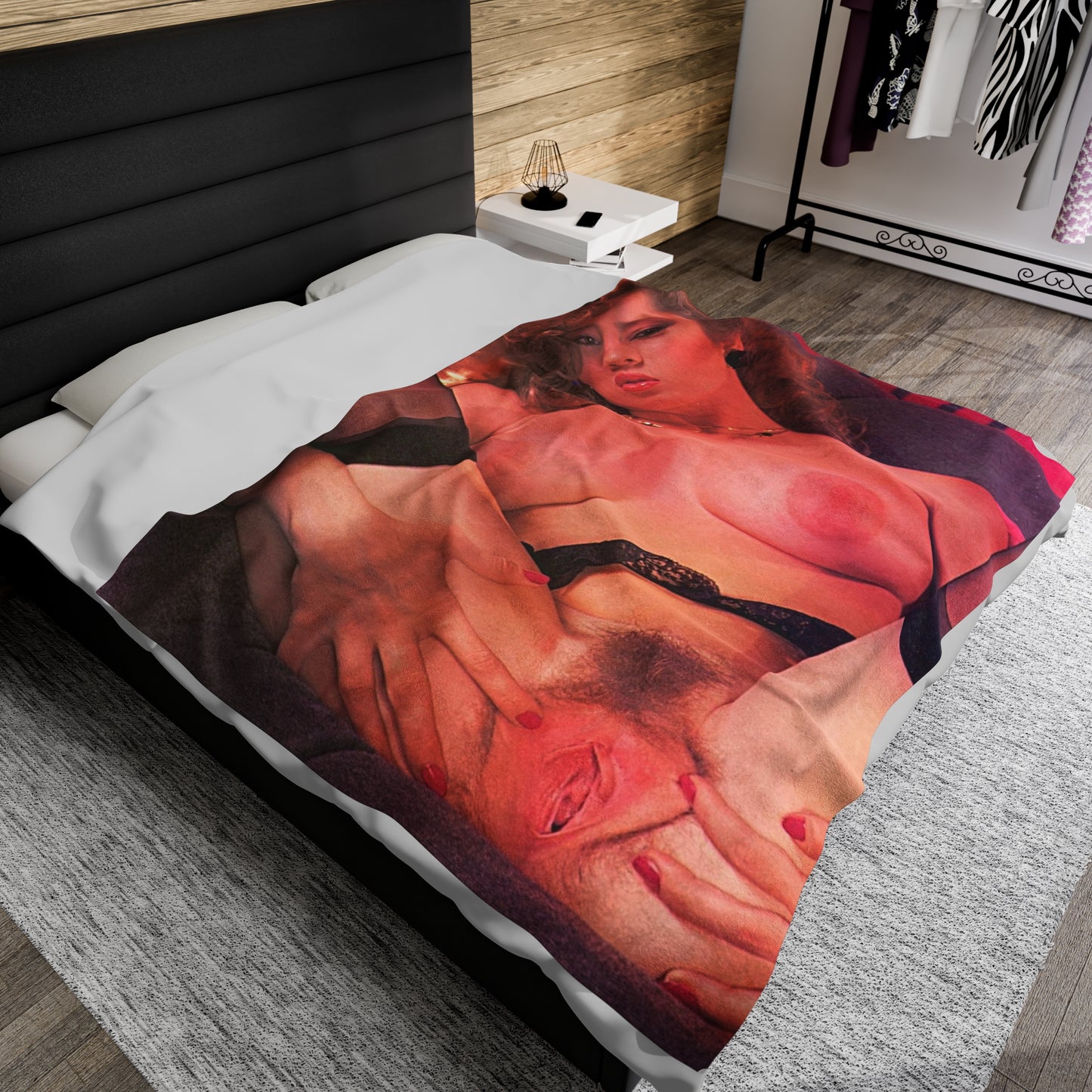 Velveteen Plush Blanket Traci Lords Nude