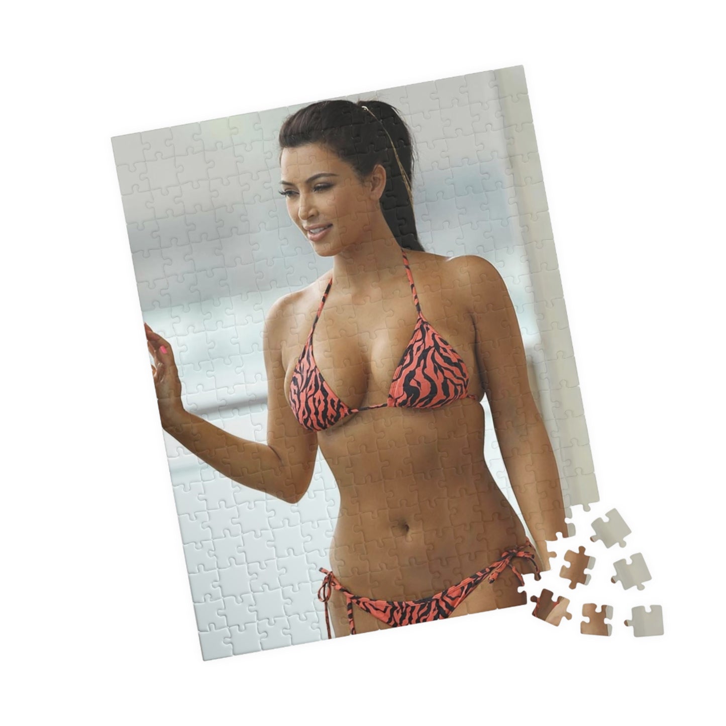 Puzzle (110, 252, 520, 1014-piece) Kim Kardashian Bikini