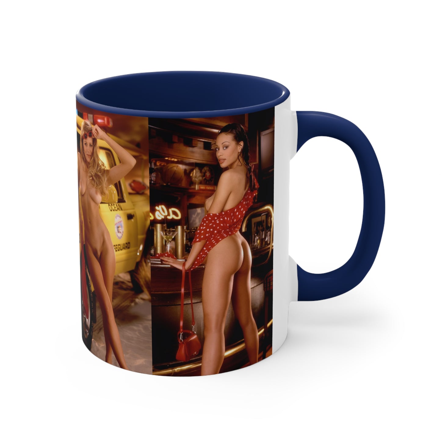 Accent Coffee Mug, 11oz Playboy Playmates 1998 January - April