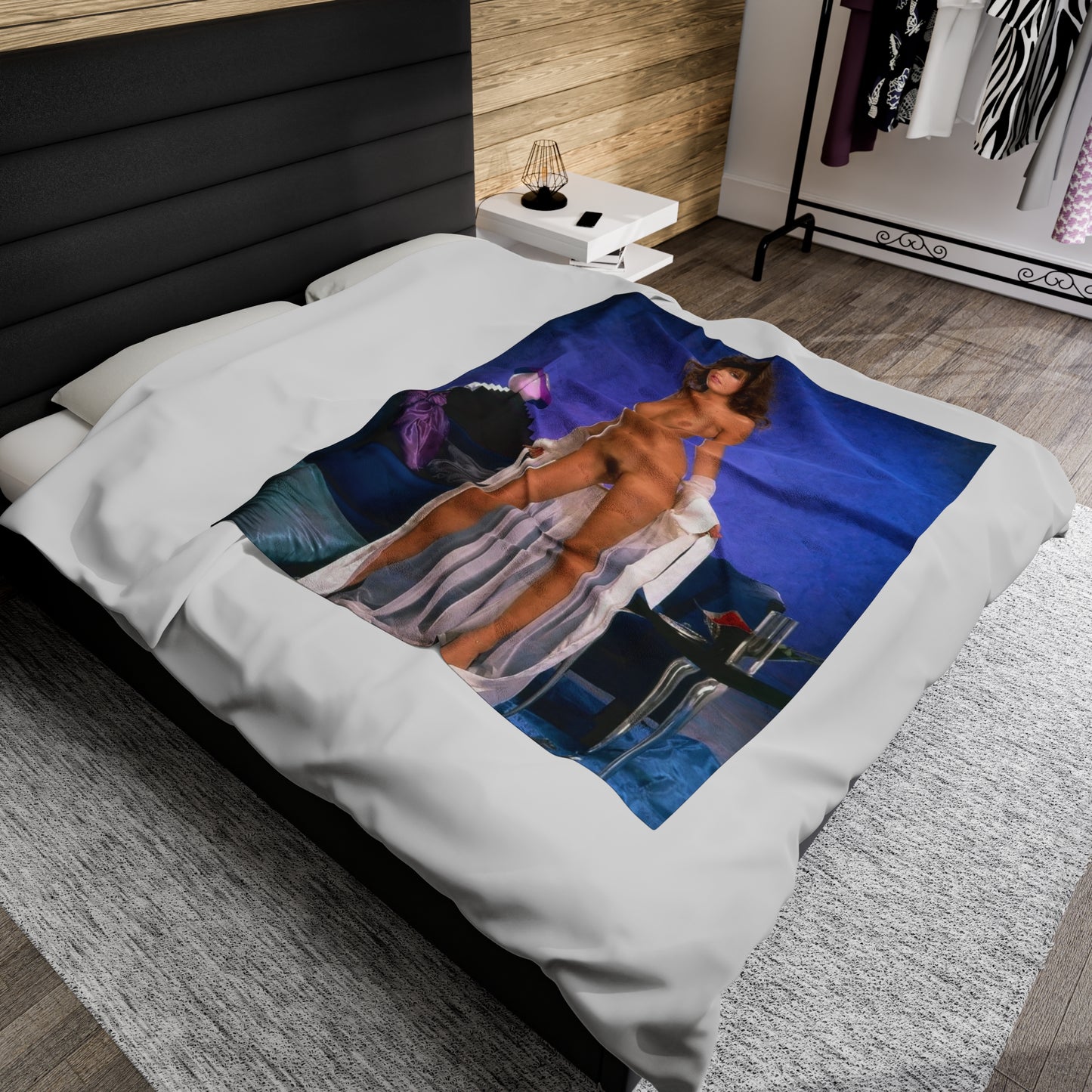 Velveteen Plush Blanket Pornstar Racquel Darrian Nude