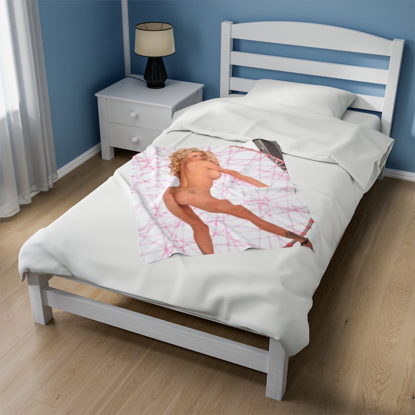 Velveteen Plush Blanket Pornstar Jenna Jameson Nude
