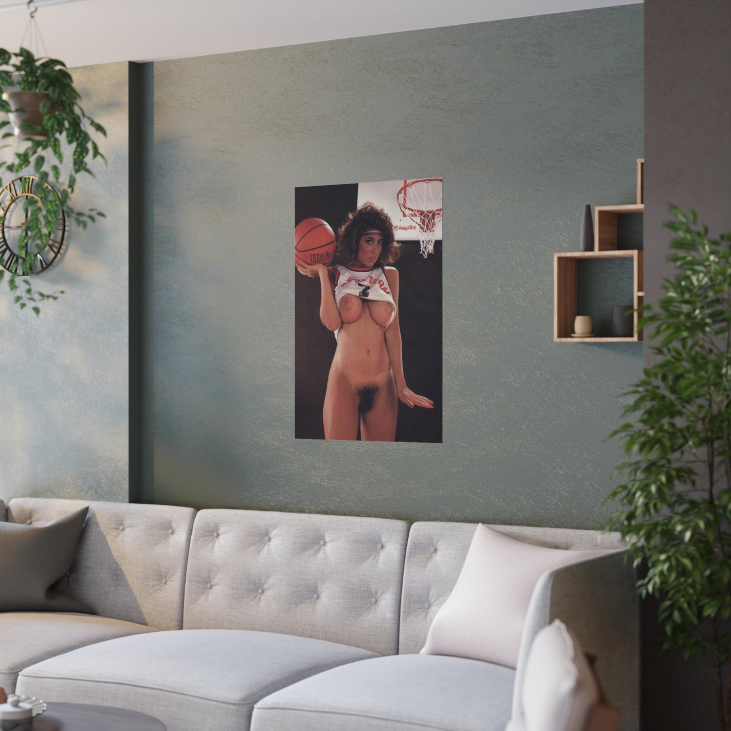 Satin Posters (210gsm) Retro Porn Star Christy Canyon Nude