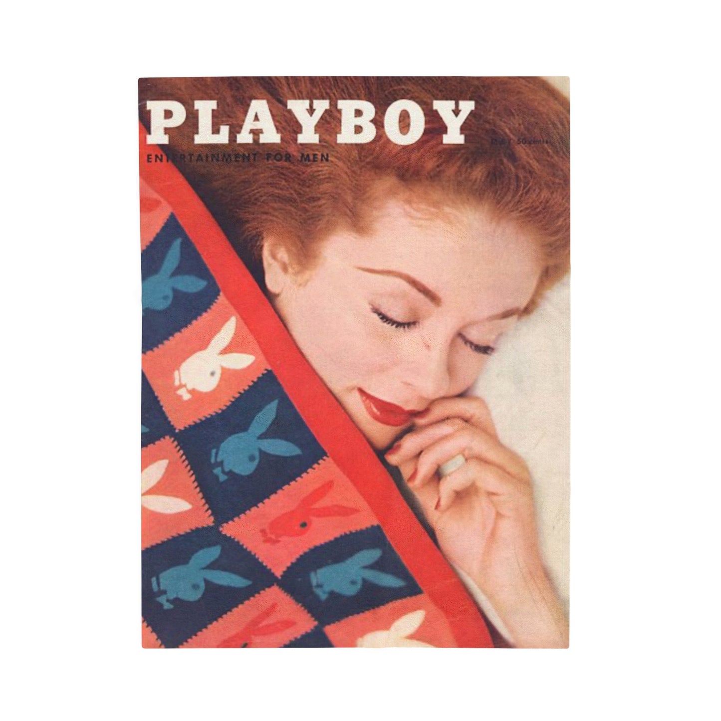 Velveteen Plush Blanket Cover May 1956