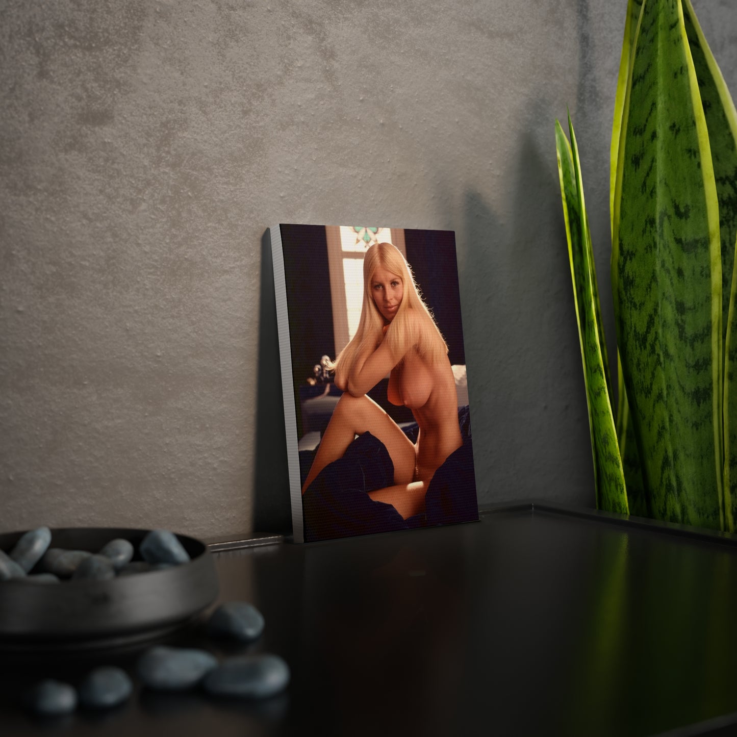 Canvas Photo Tile Playboy Playmate January 1971 Liv Lindeland