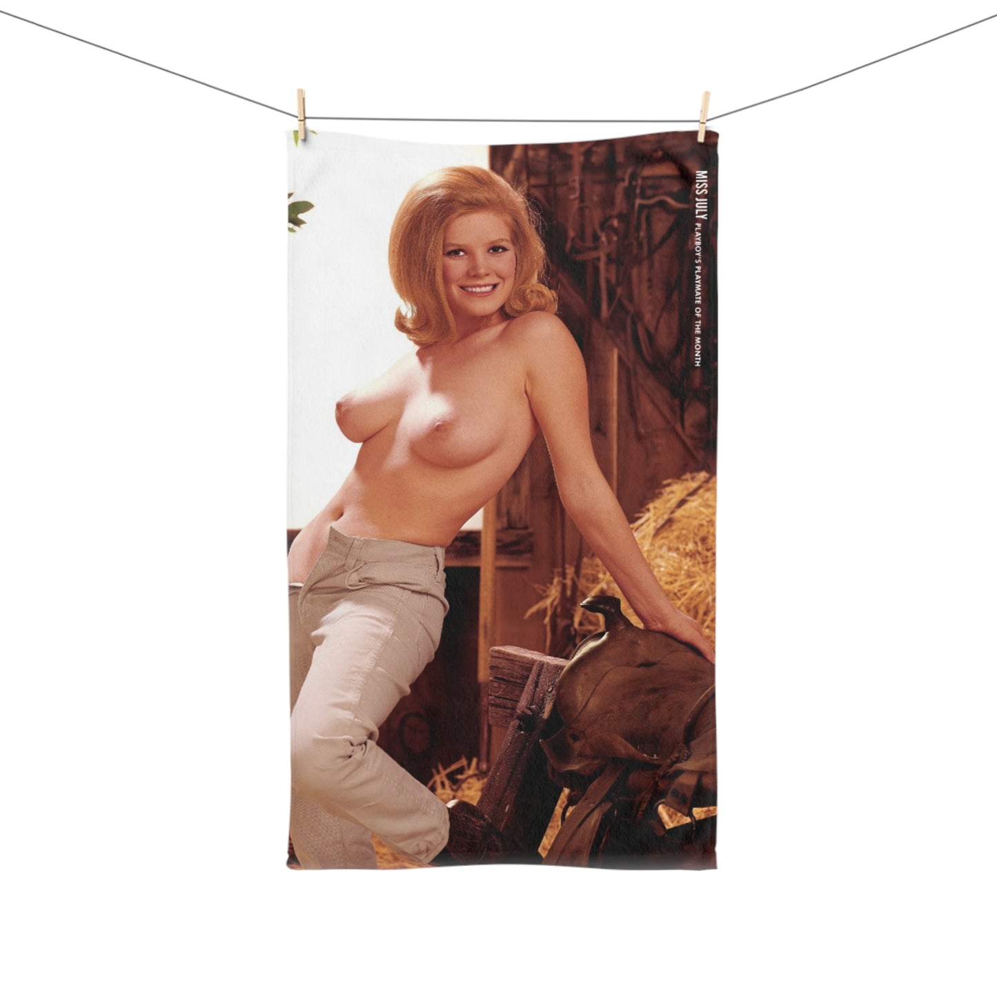 Hand Towel Playboy Playmate July 1964 Melba Ogle