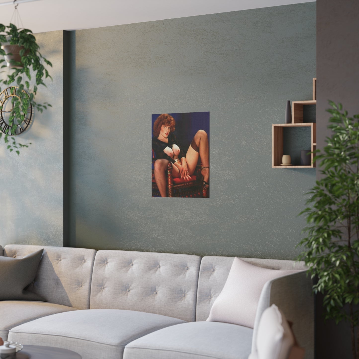 Satin Posters (210gsm) Retro Pornstar Lisa De Leeuw Nude
