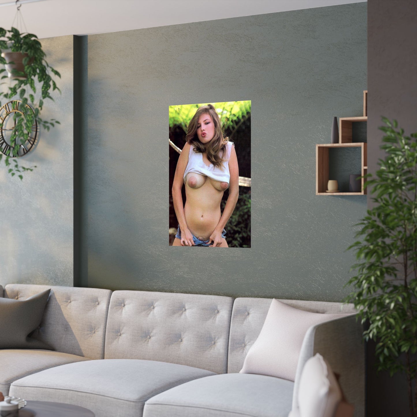 Satin Posters (210gsm) Traci Lords Nude Naked Retro