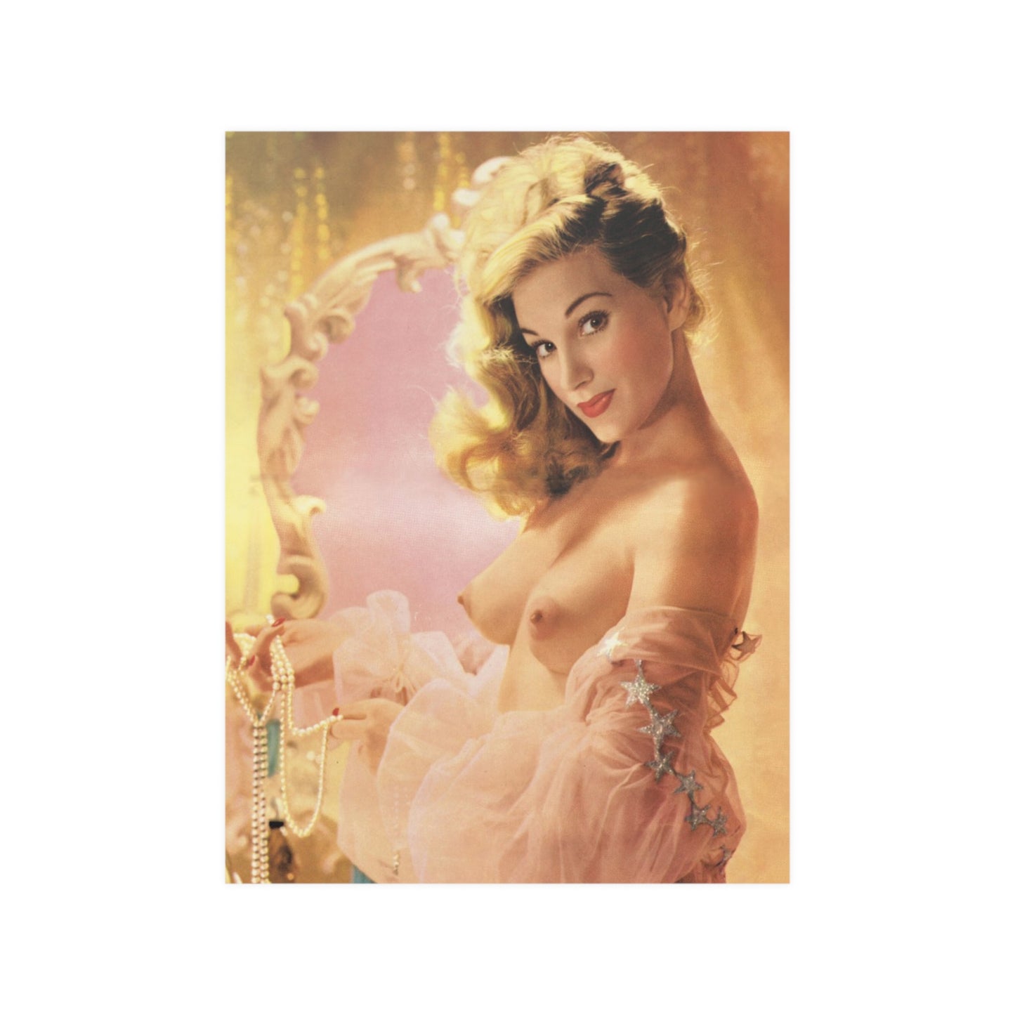 Satin Posters (210gsm) Playmate 1955 Marilyn Waltz Nude