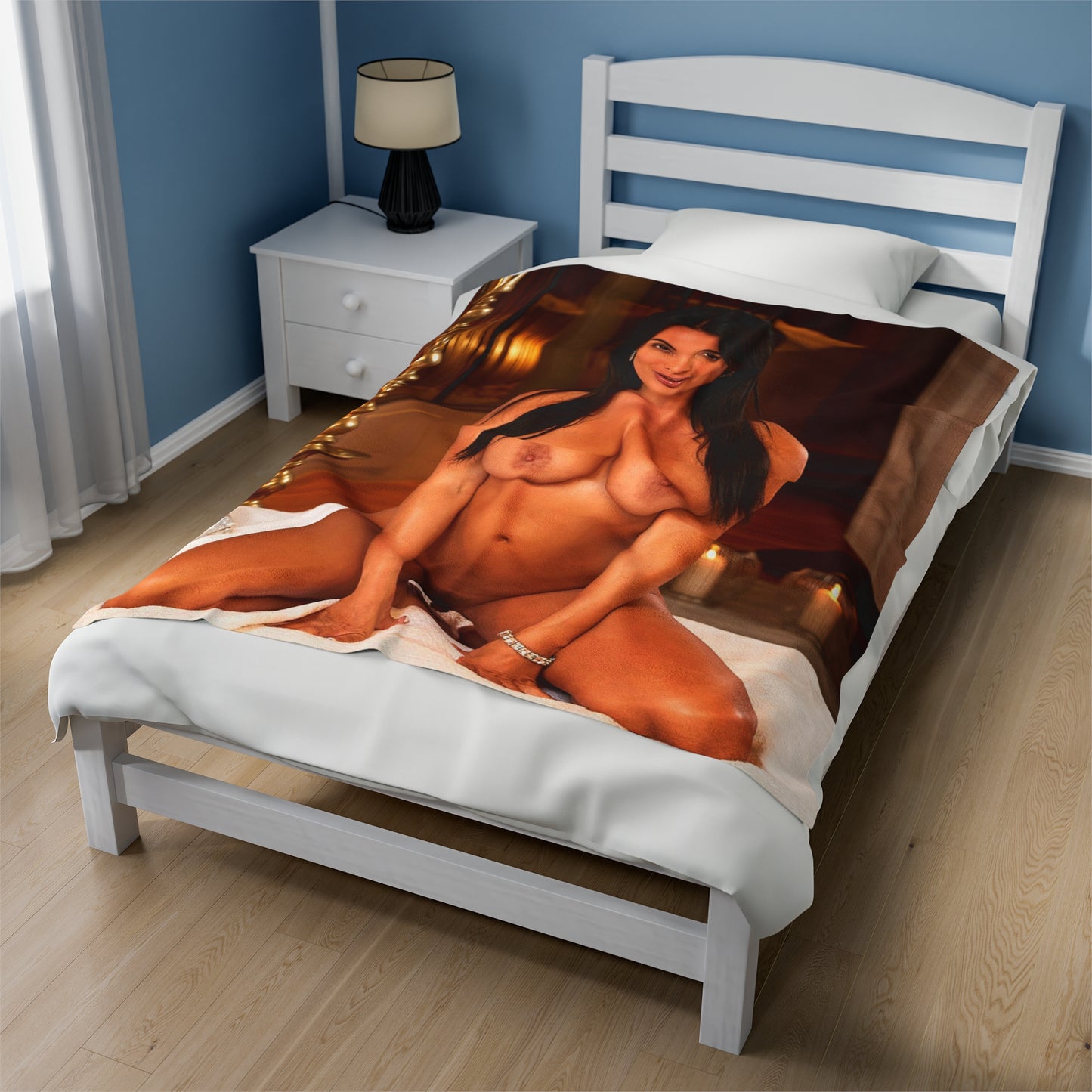 Velveteen Plush Blanket Pornstar Anissa Kate Nude