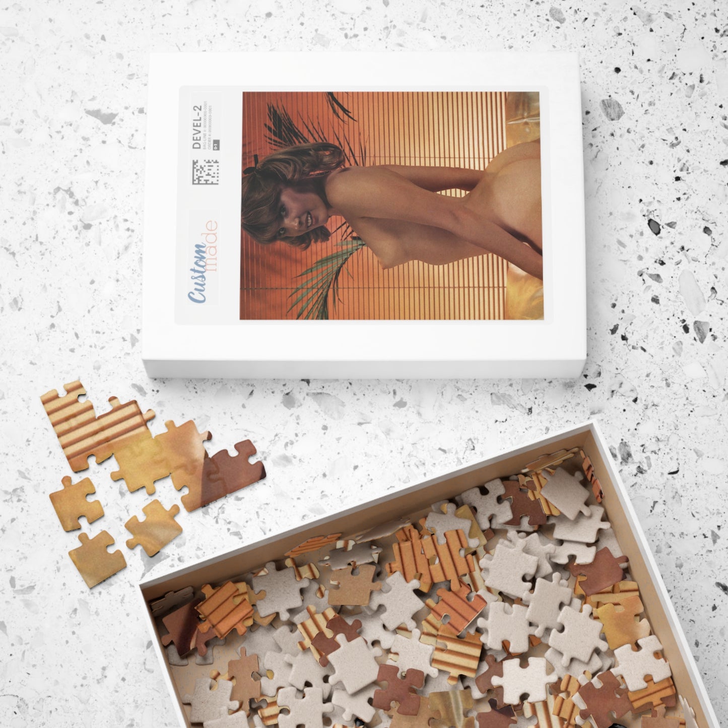 Puzzle (110, 252, 500, 1014-piece) Retro Pornstar Shauna Grant Nude