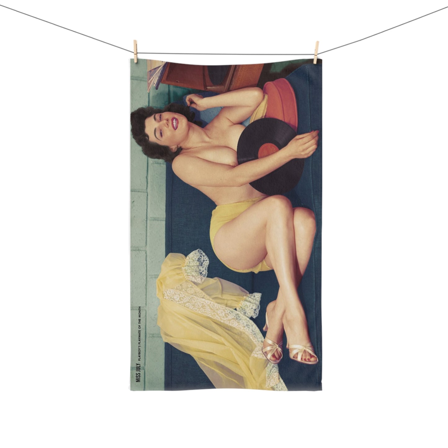 Hand Towel Playboy Playmate July 1957 Jean Jani