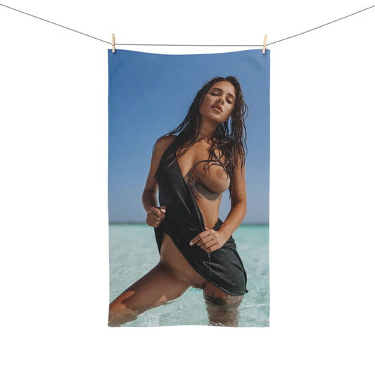 Hand Towel Natural Tits Liya Silver