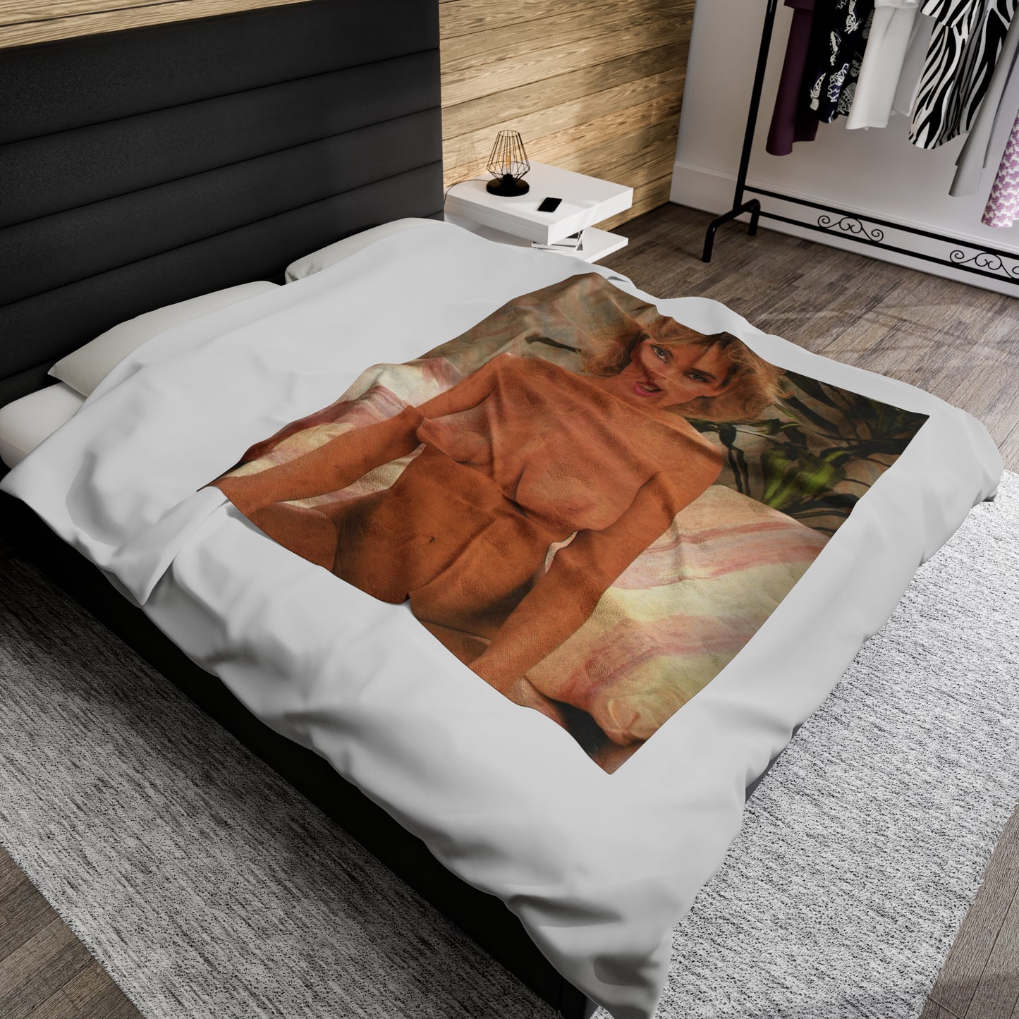Velveteen Plush Blanket Porn Star Victoria Paris Nude