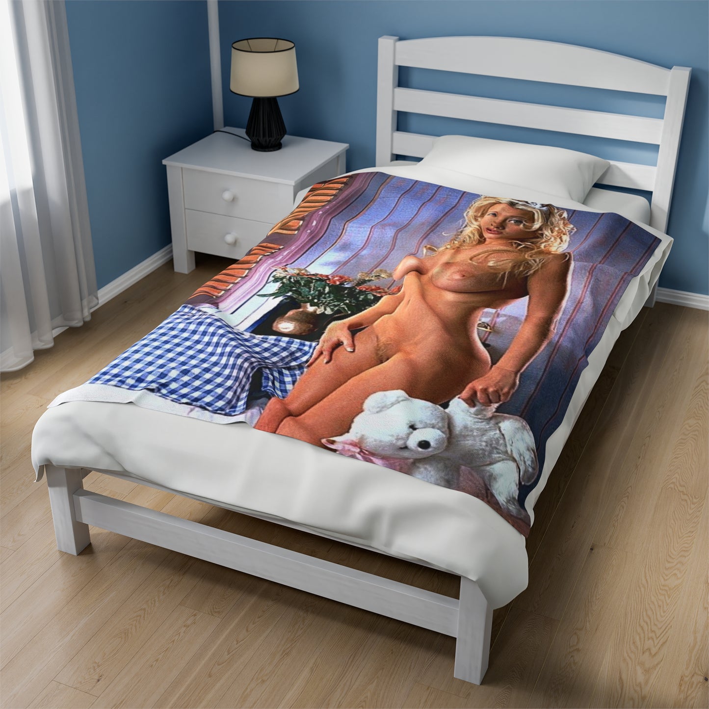 Velveteen Plush Blanket Pornstar Chloe Jones Nude