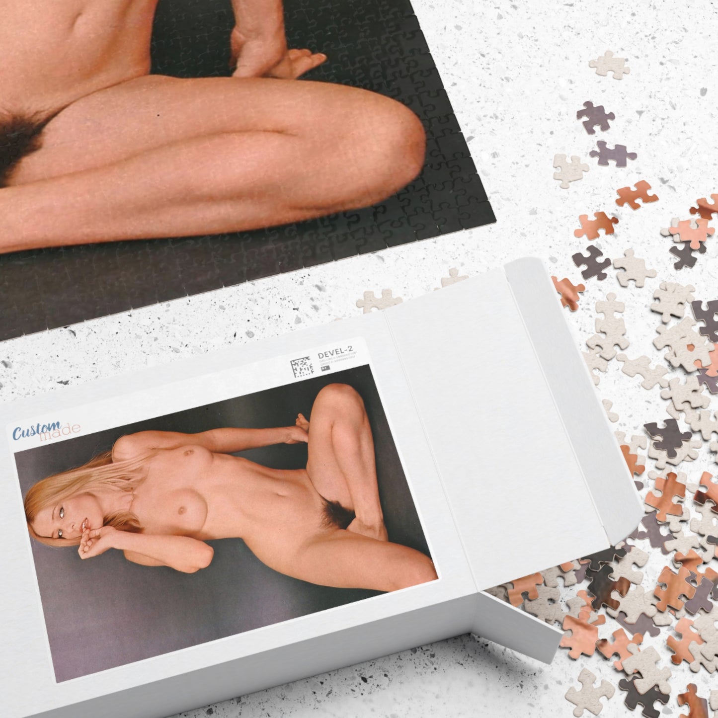 Puzzle (110, 252, 500, 1014-pc) Retro Porn Star Cicciolina (Ilona Staller) Nude