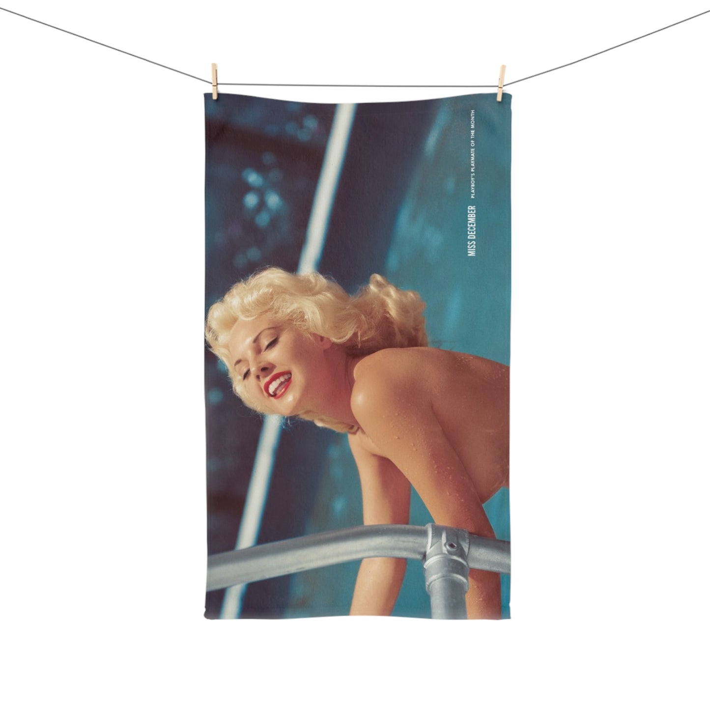 Hand Towel Playboy Playmate December 1956 Lisa Winters