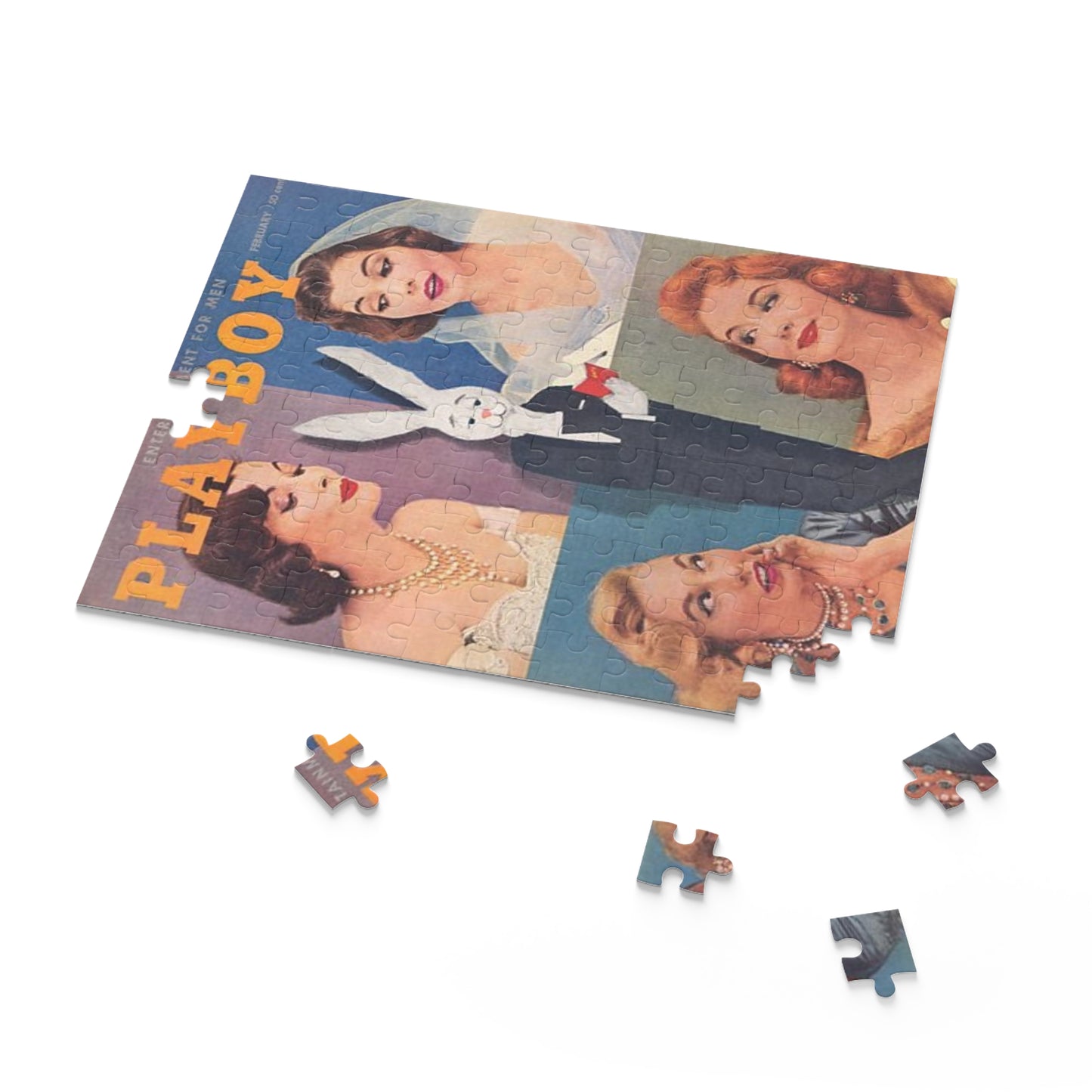 Puzzle (120, 252, 500-Piece) Playboy Cover February 1956