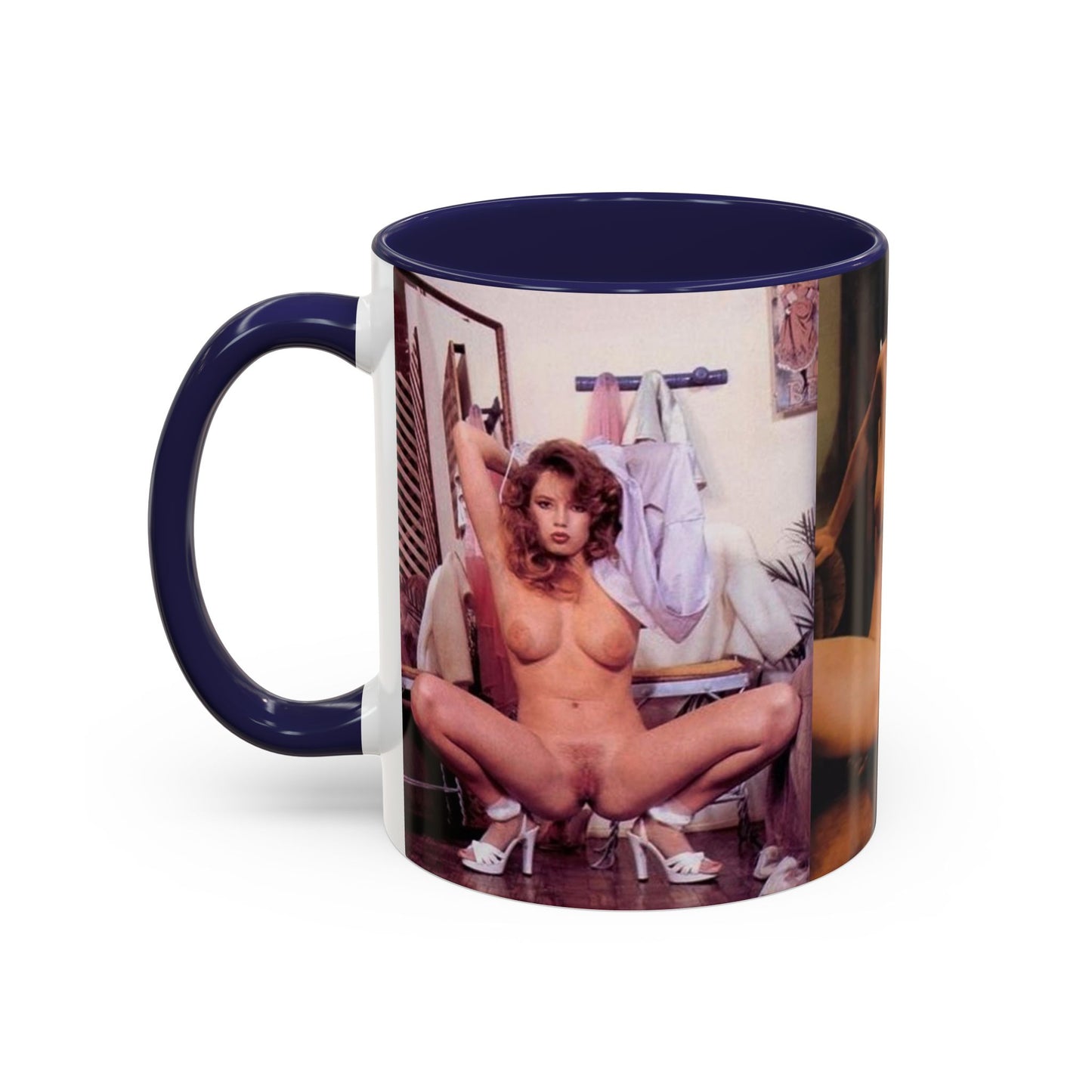 Accent Coffee Mug (11, 15oz) Traci Lords Nude Naked Retro
