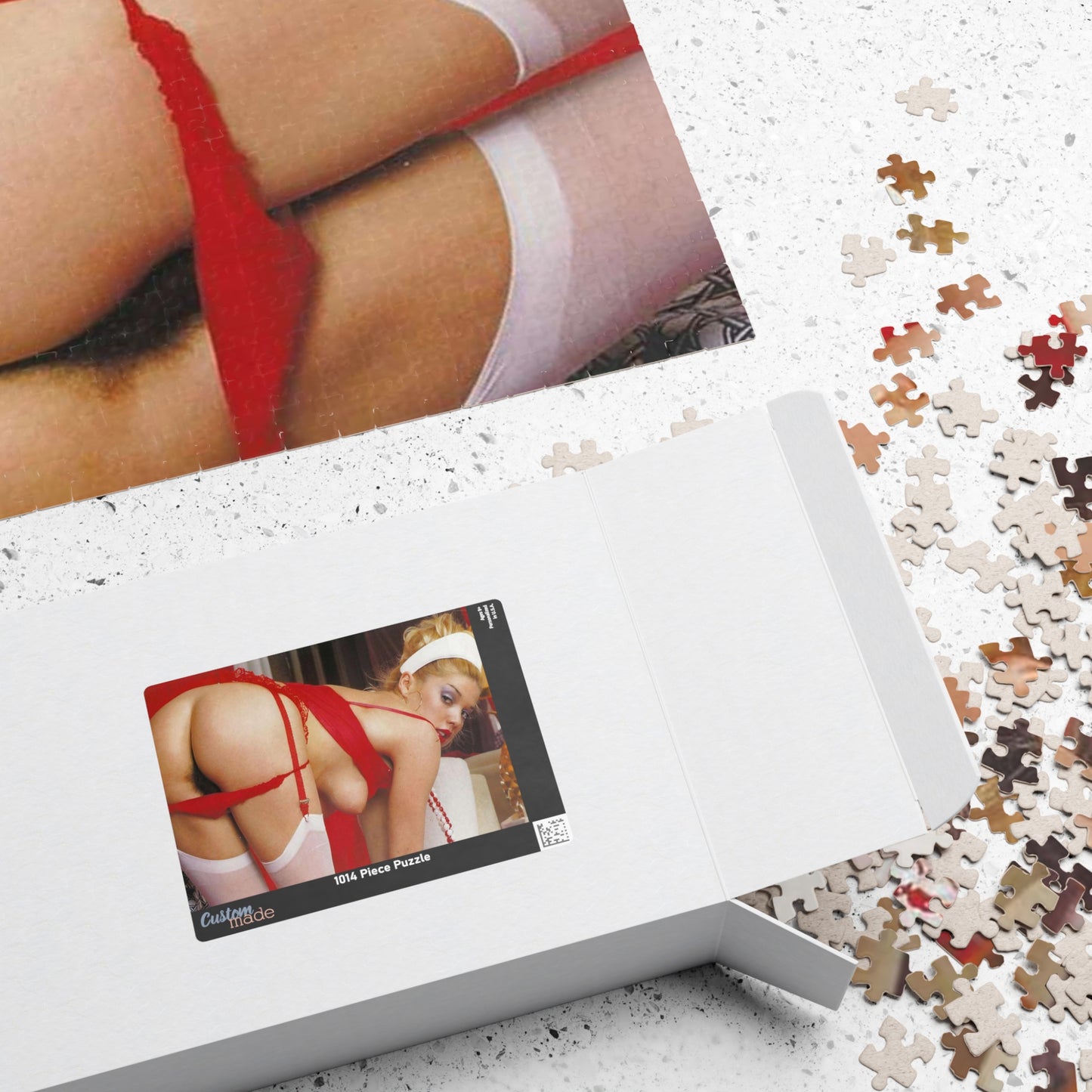 Puzzle (110, 252, 500, 1014-piece) Retro French Porn Star Marilyn Jess