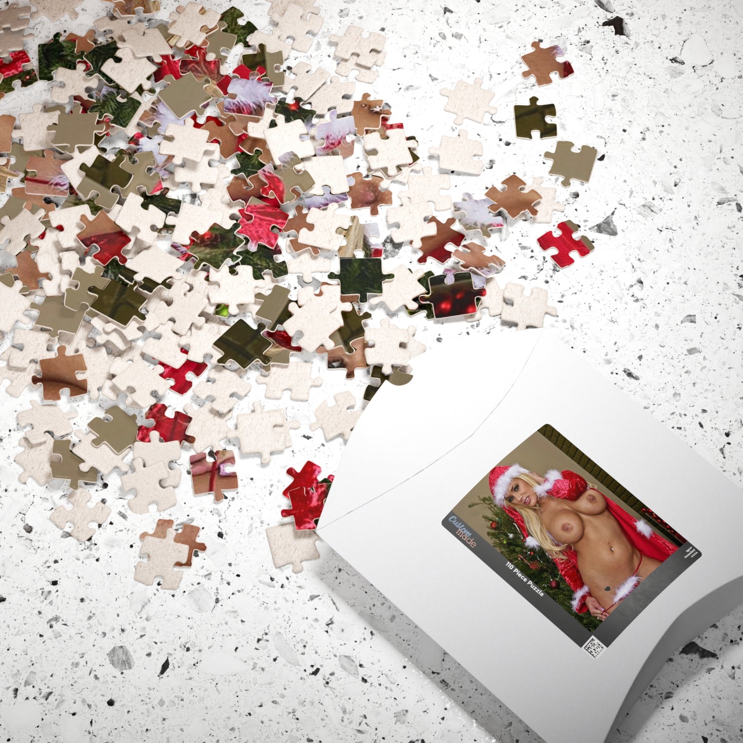 Puzzle (110, 252, 500, 1014-piece) Shyla Stylez Nude Christmas