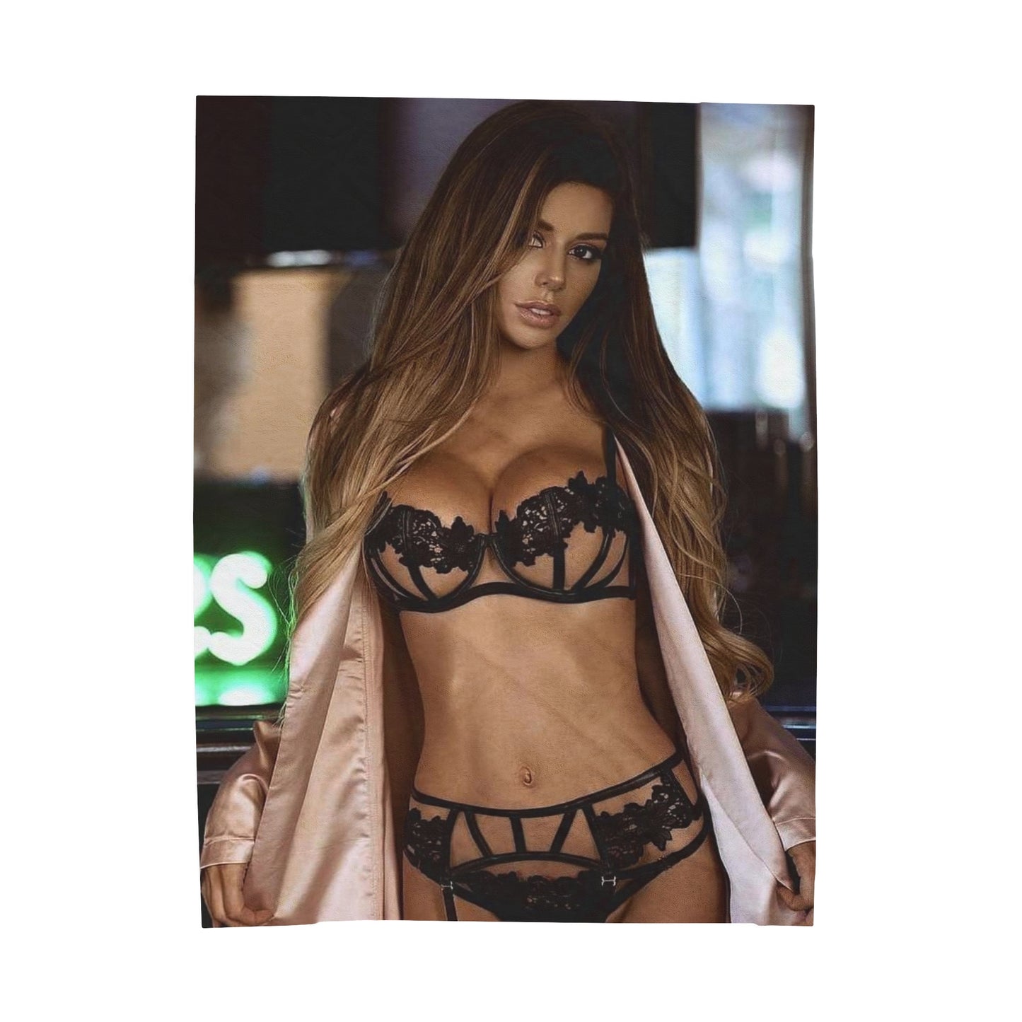 Velveteen Plush Blanket Julianne Kissinger Lingerie