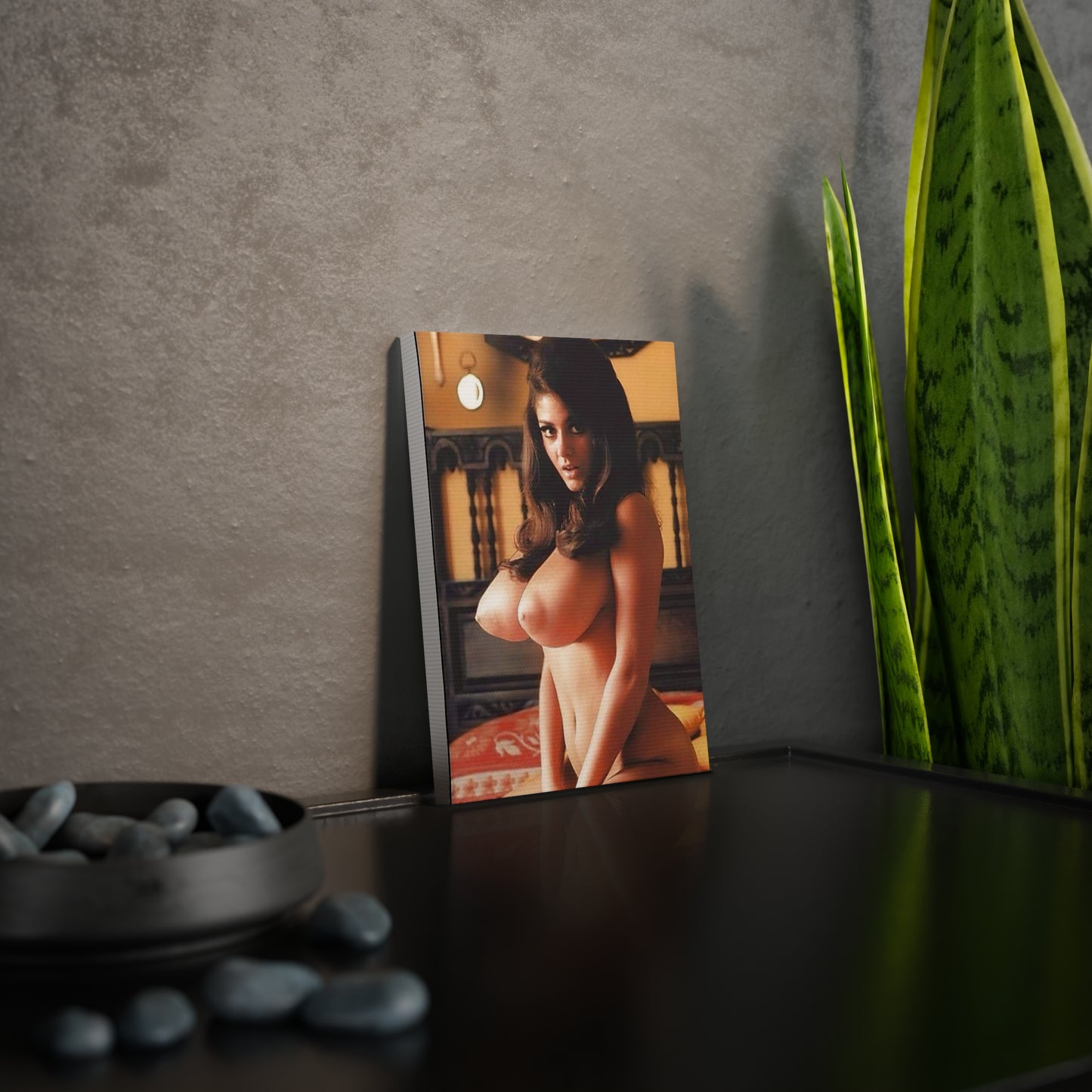 Canvas Photo Tile Playboy Playmate Cynthia Myers Nude