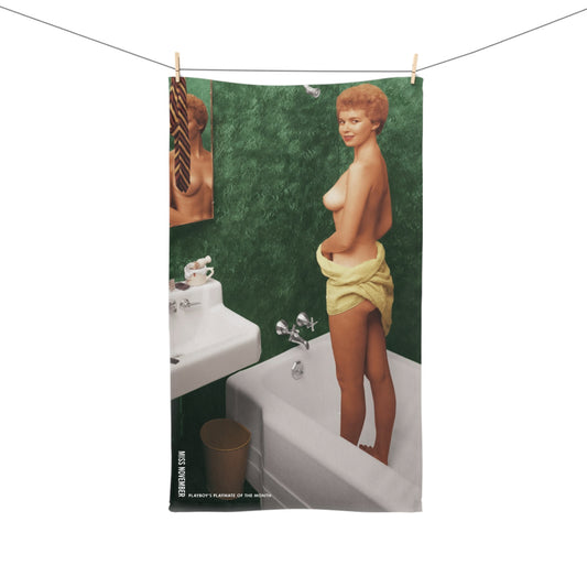 Hand Towel Playboy Playmate November 1955 Barbara Cameron