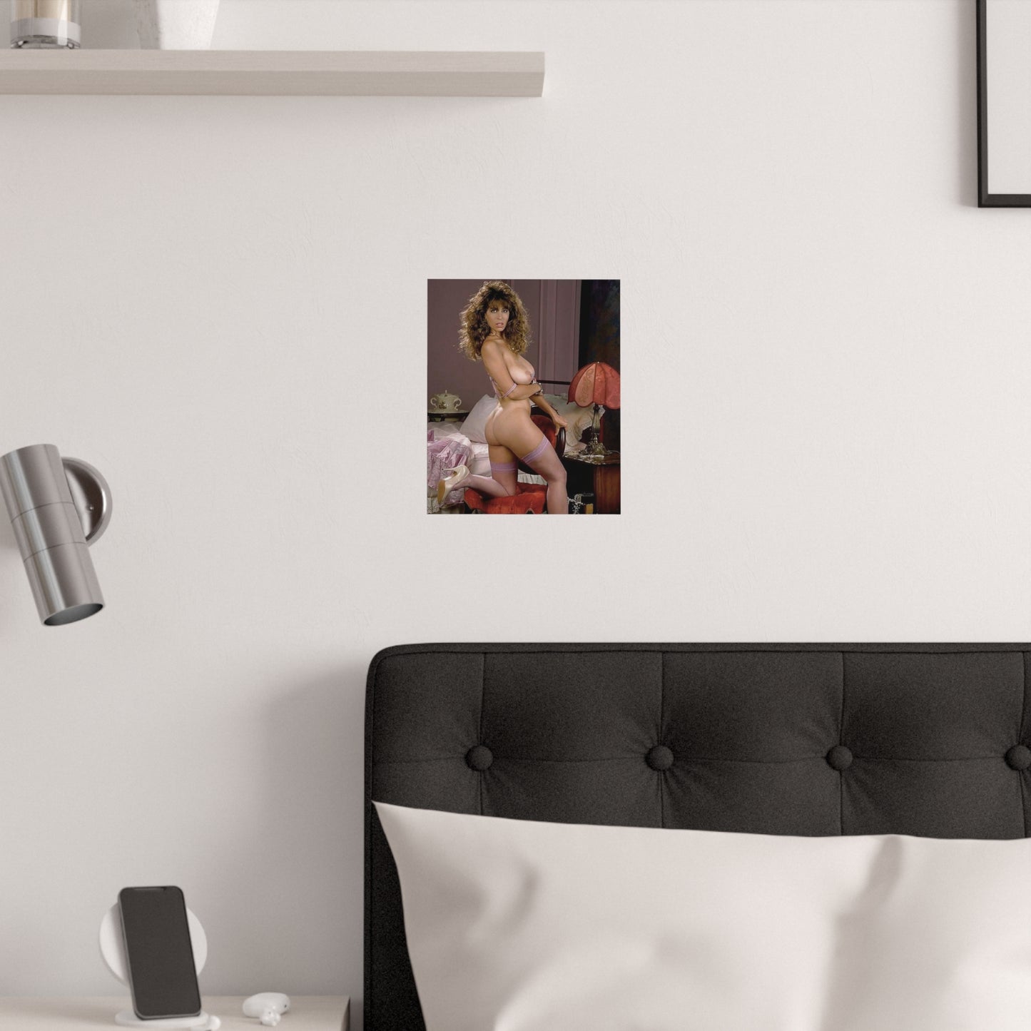 Satin Posters (210gsm) Retro Porn Star Christy Canyon Nude