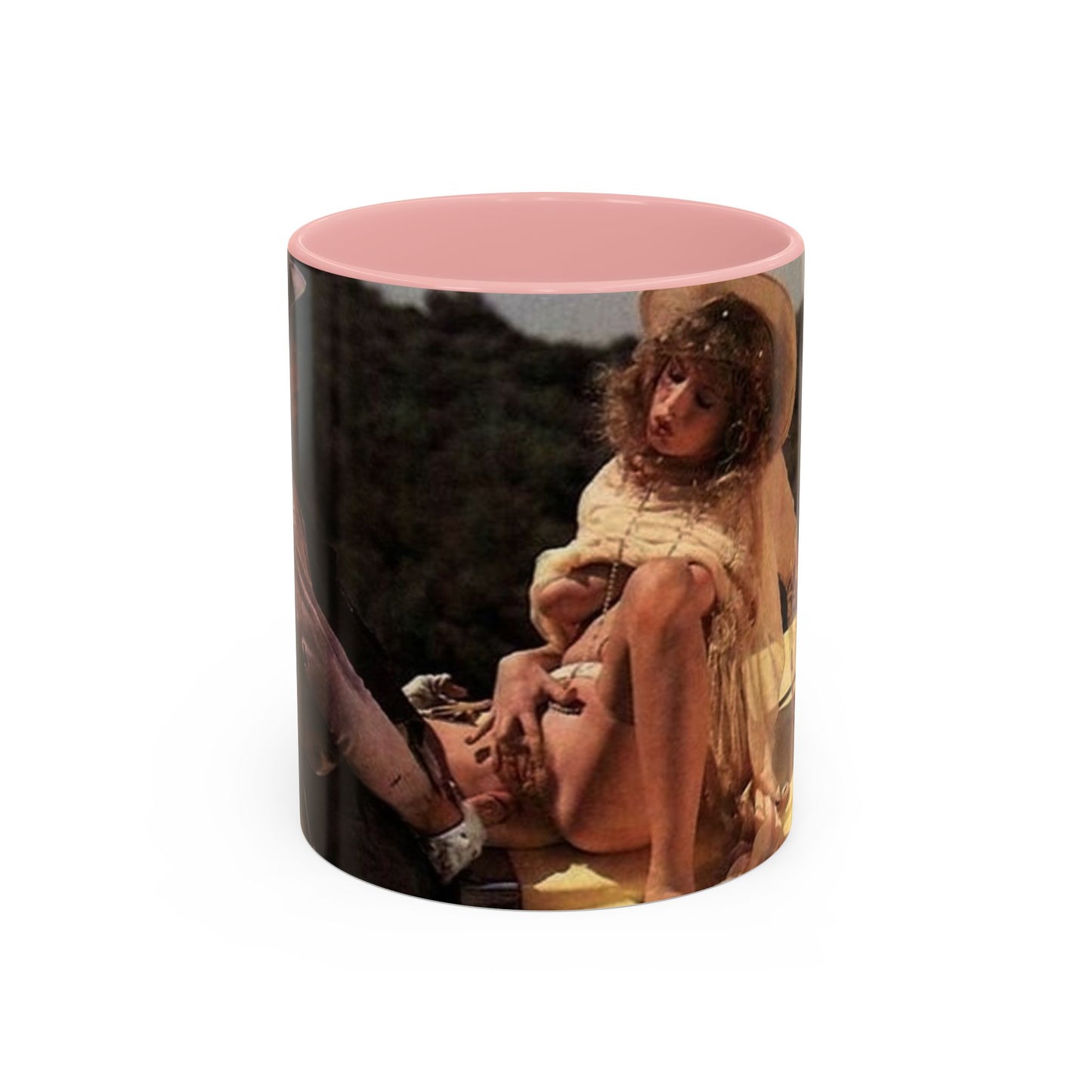 Accent Coffee Mug (11, 15oz) Traci Lords Nude Retro Pornstar Sex