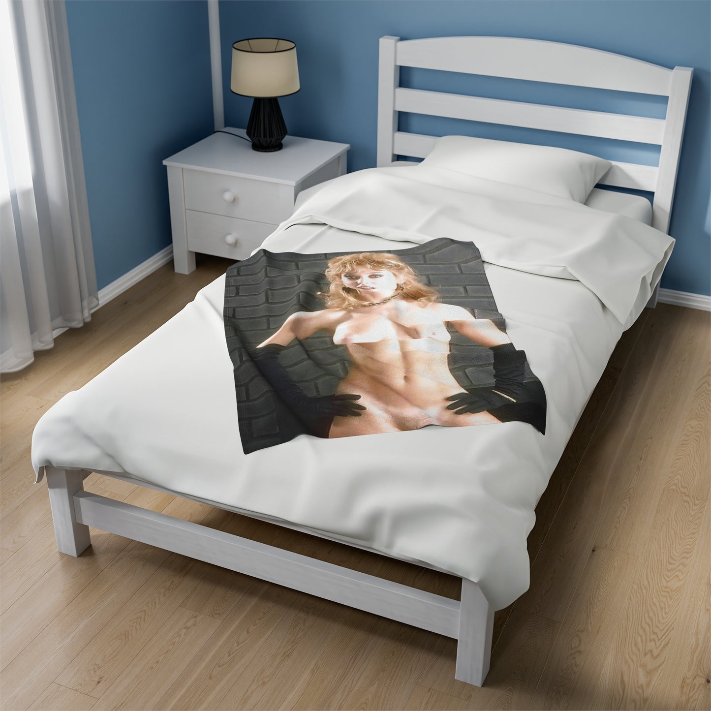 Velveteen Plush Blanket Porn Star Nina Hartley Nude