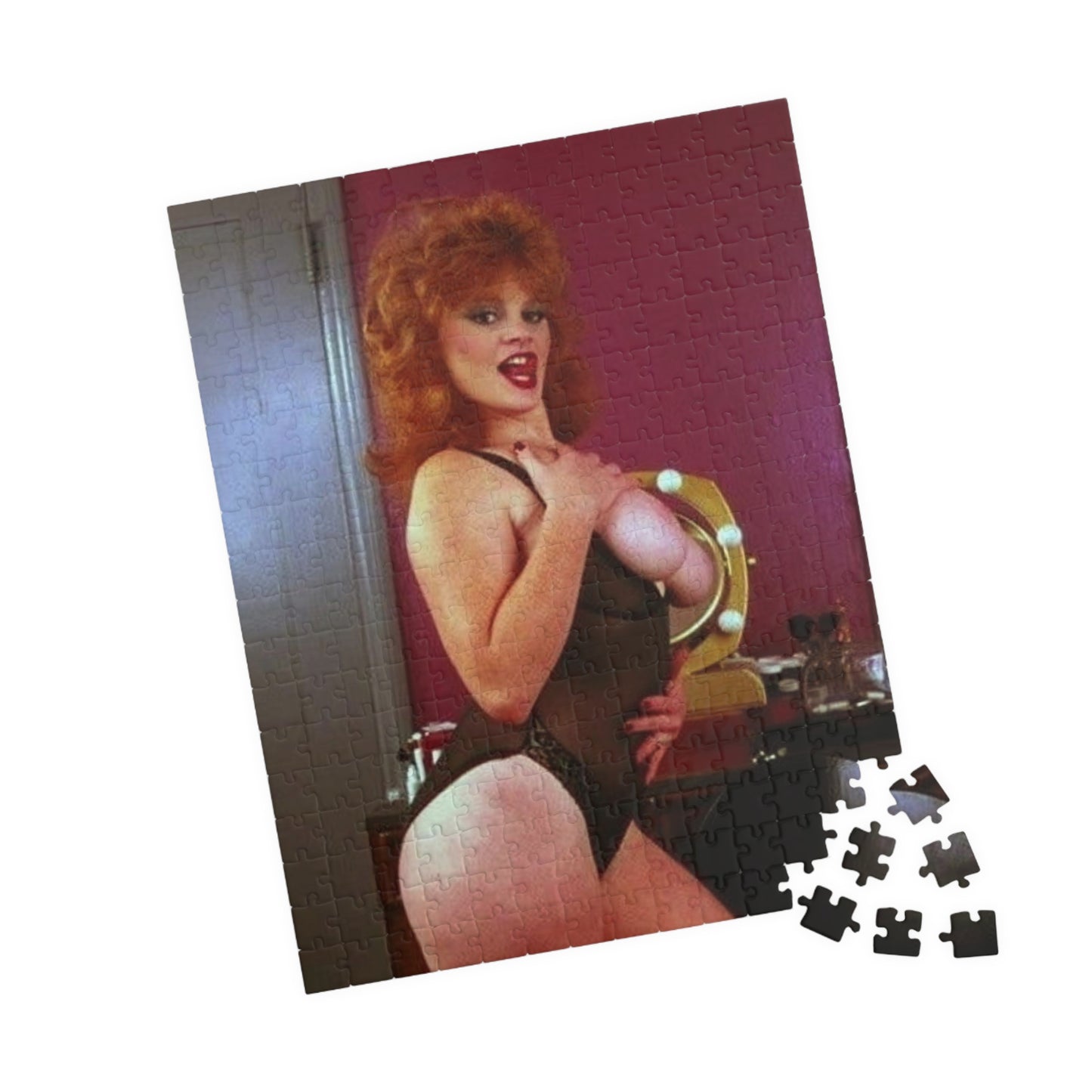Puzzle (110, 252, 520, 1014-piece) Retro Pornstar Lisa De Leeuw Nude