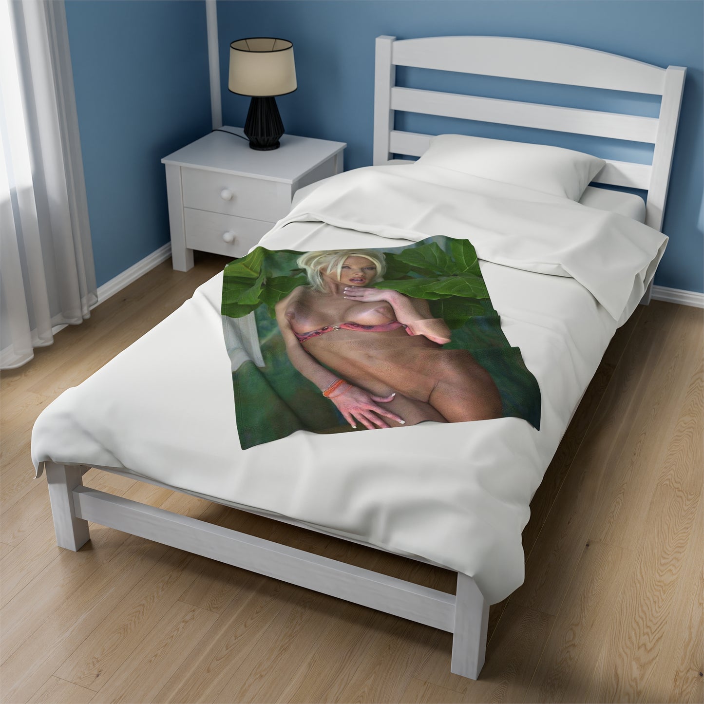 Velveteen Plush Blanket Pornstar Chloe Jones Nude