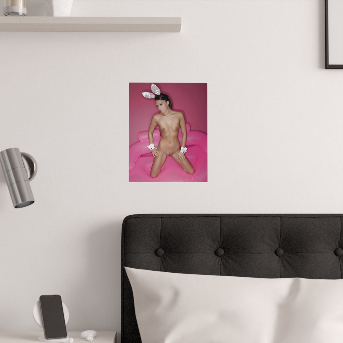 Satin Posters (210gsm) Tight Nude Bunny Ears