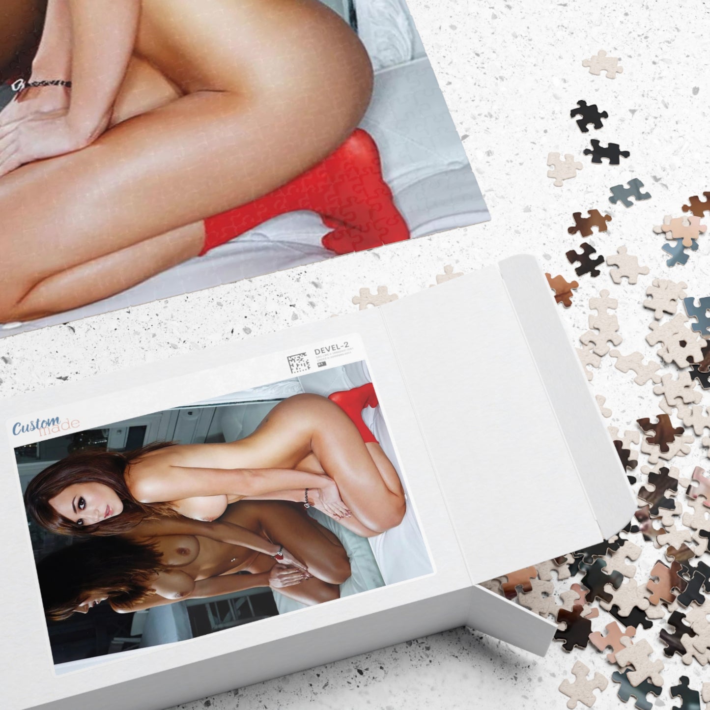 Puzzle (110, 252, 520, 1014-piece) Sexy Brit Rosie Jones Nude