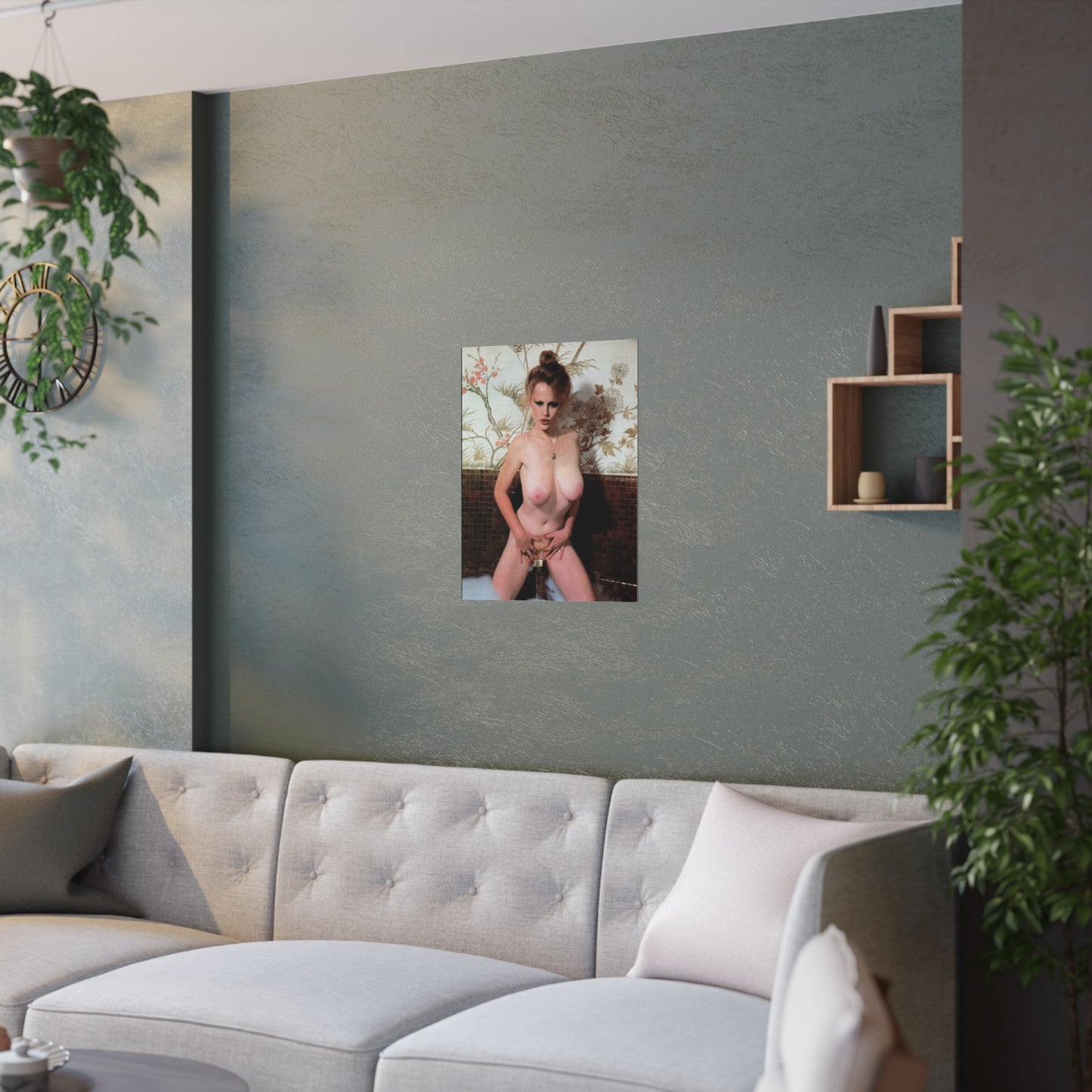 Satin Posters (210gsm) Retro Pornstar Lisa De Leeuw Nude
