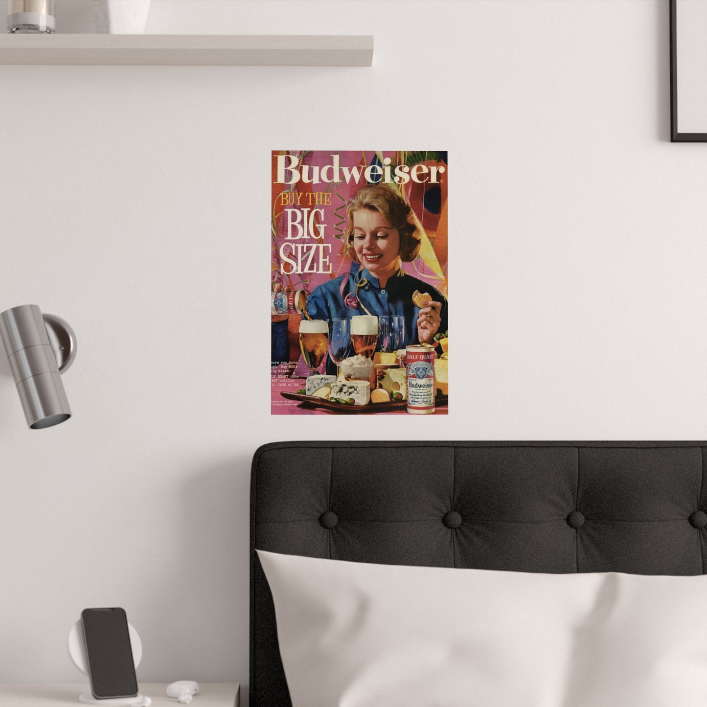 Satin Posters (210gsm) Budweiser Advertisement