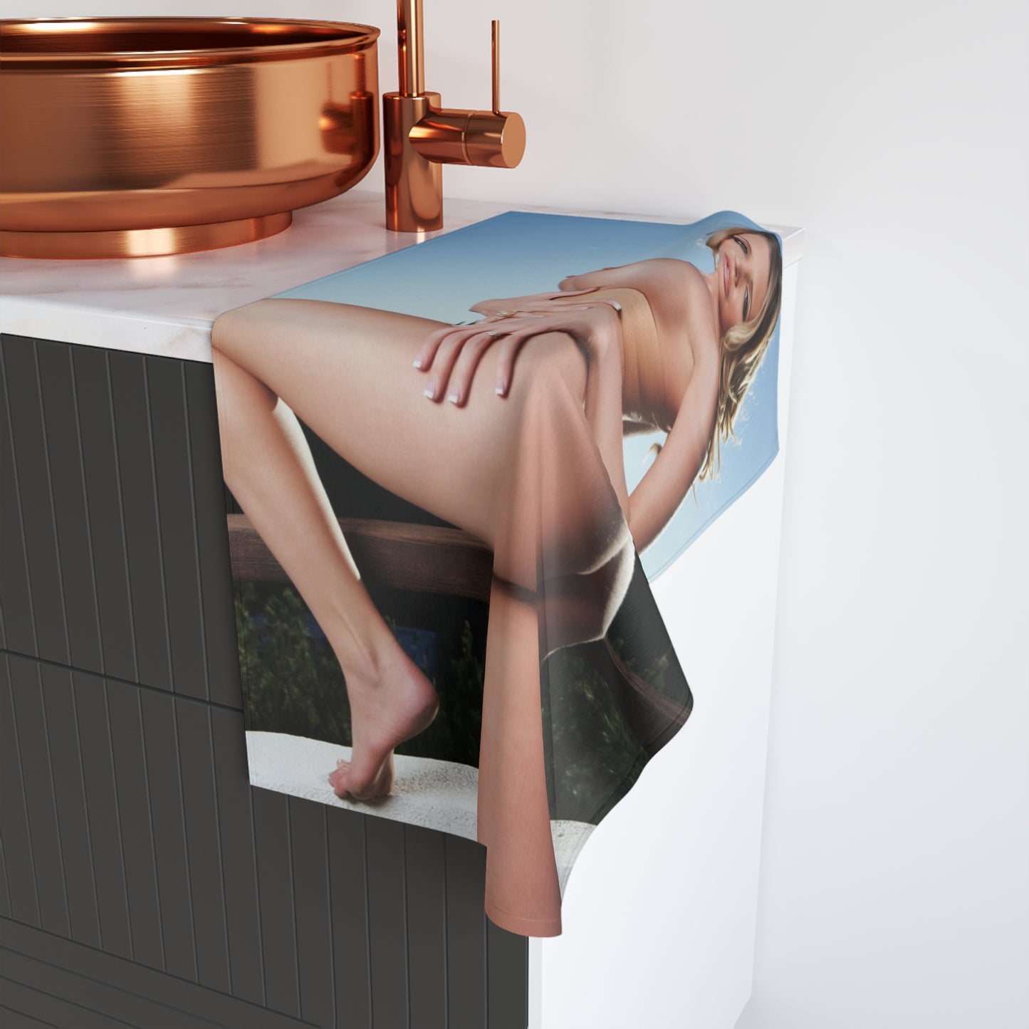 Hand Towel Penthouse Pet October 2012 Samantha Saint