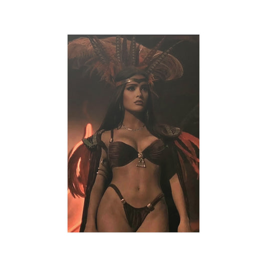 Satin Posters (210gsm) Salma Hayek Dusk til Dawn