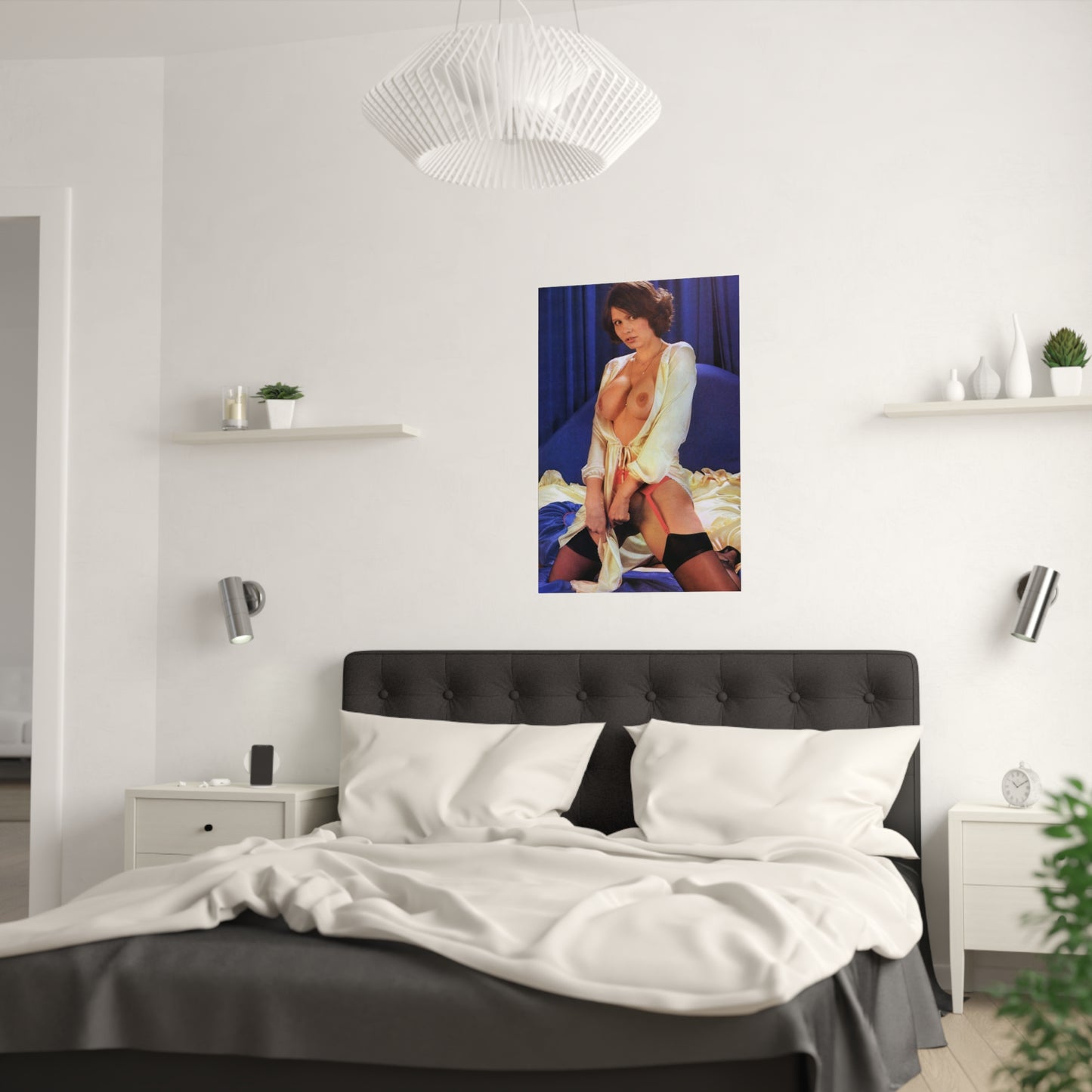 Satin Posters (210gsm) Retro Porn Star Desiree Cousteau