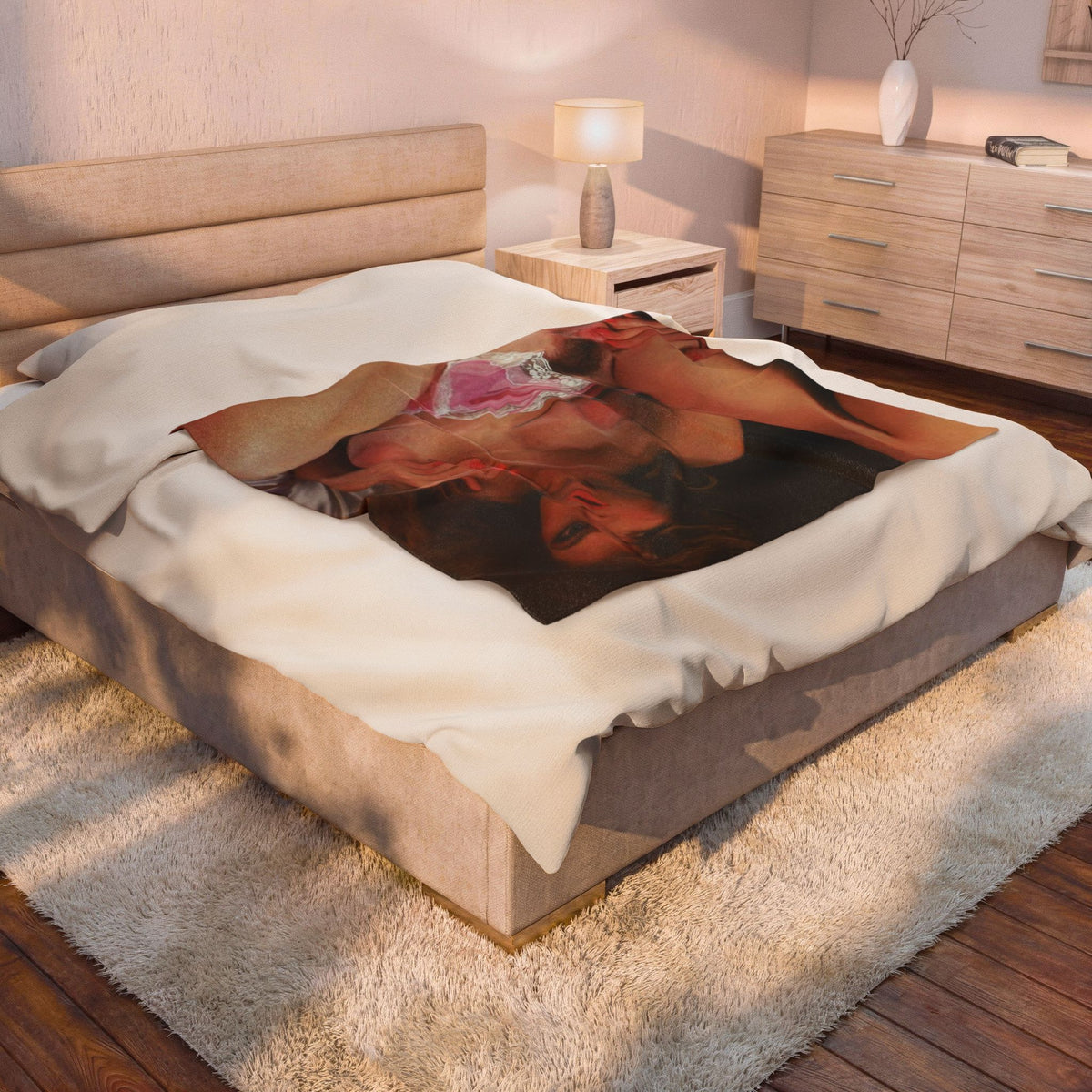 Velveteen Plush Blanket Traci Lords Nude