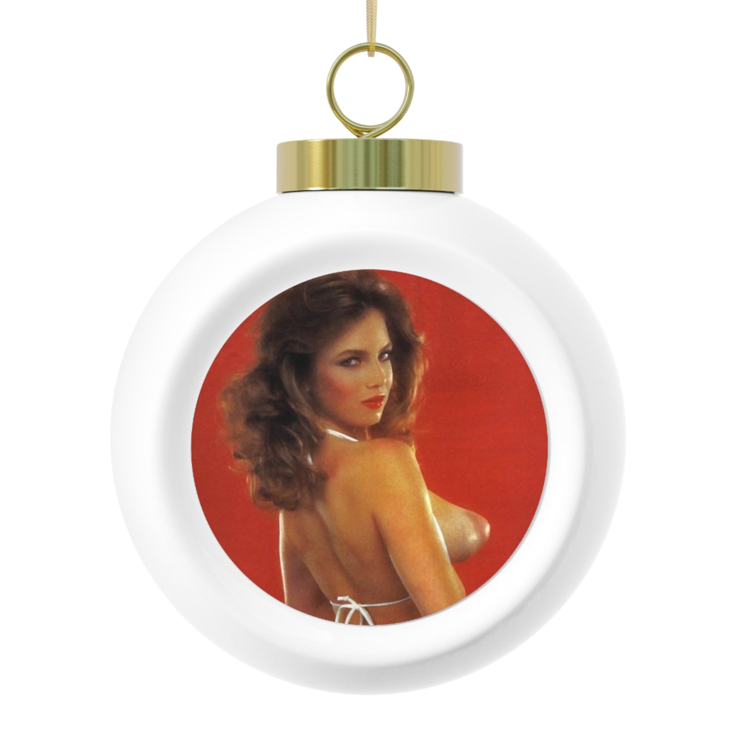 Christmas Ball Ornament Retro Adult Star 1980s