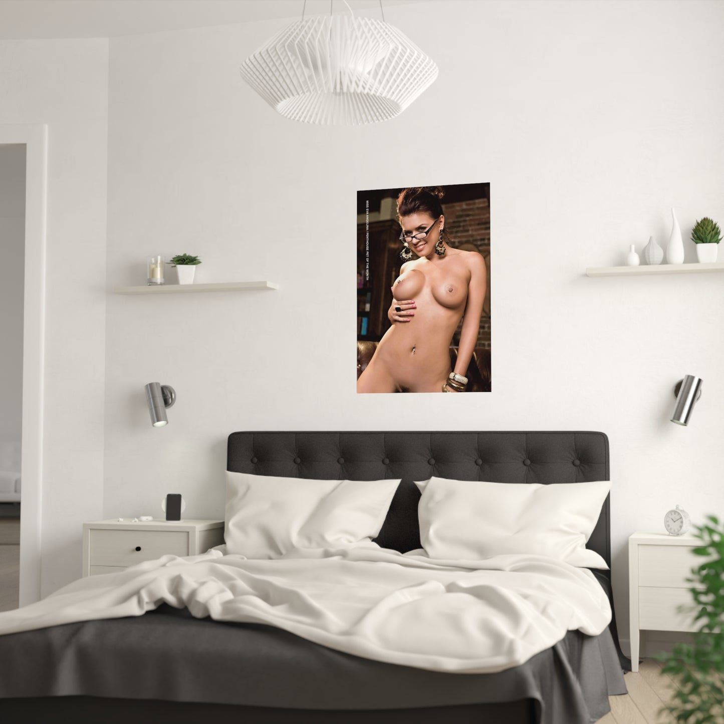 Satin Posters (210gsm) Penthouse Pet June 2010 Eva Angelina
