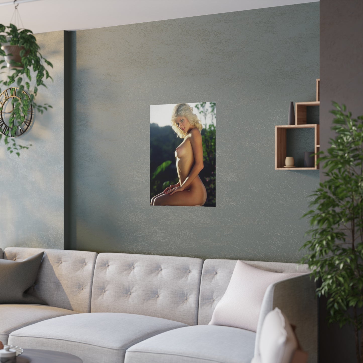 Satin Posters (210gsm) Retro Porn Star Ginger Lynn Nude