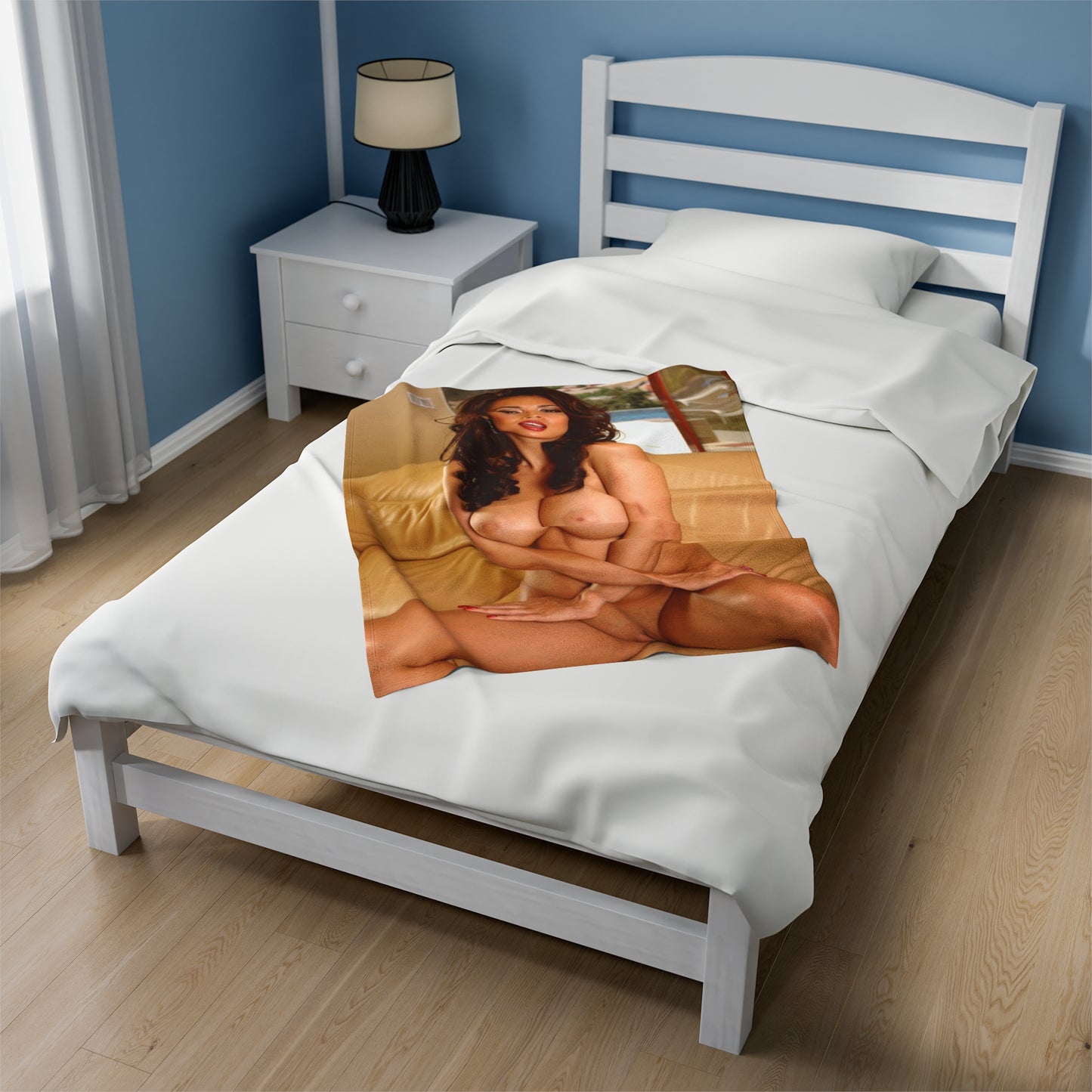 Velveteen Plush Blanket Porn Star Tera Patrick Nude