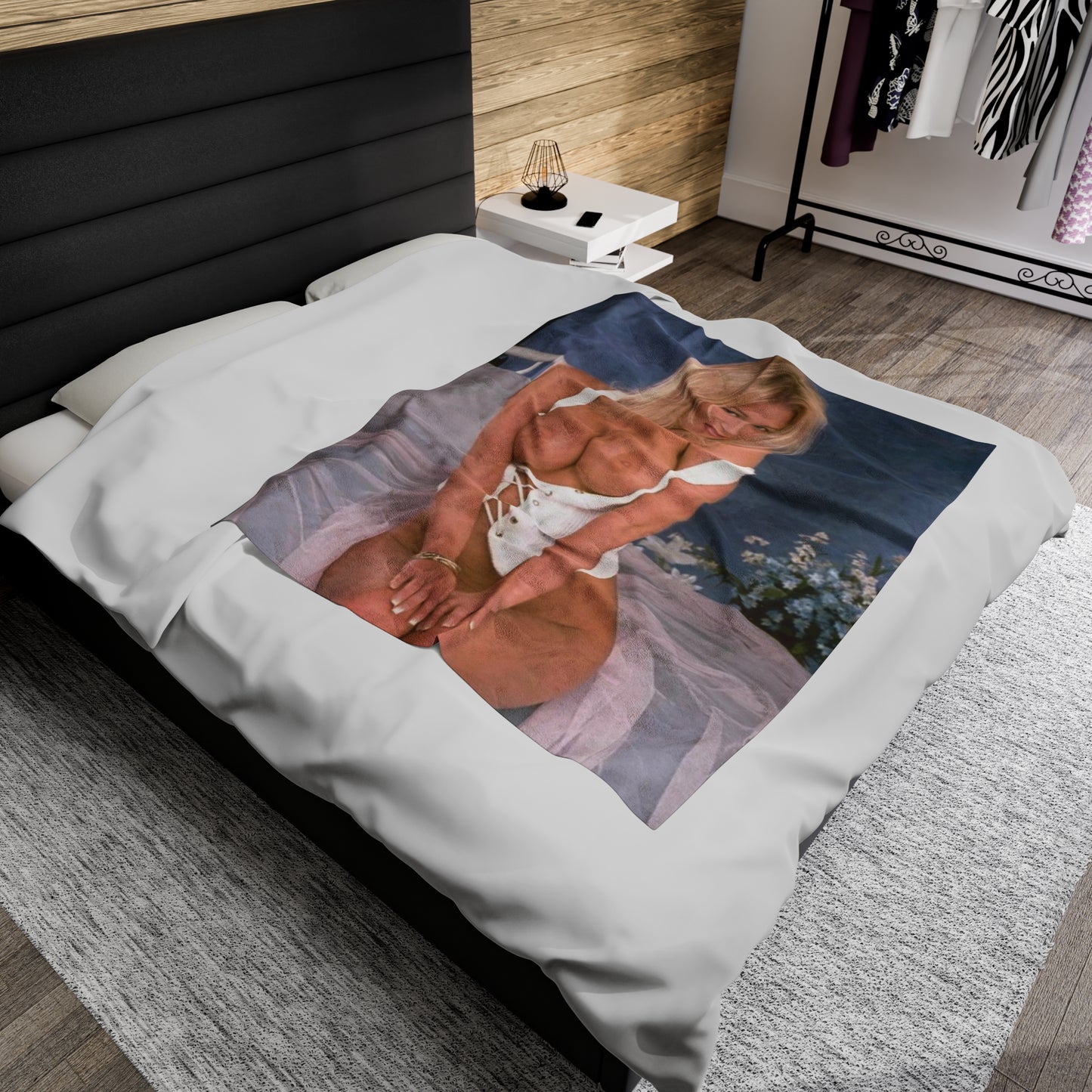 Velveteen Plush Blanket Pornstar Jenna Jameson Nude