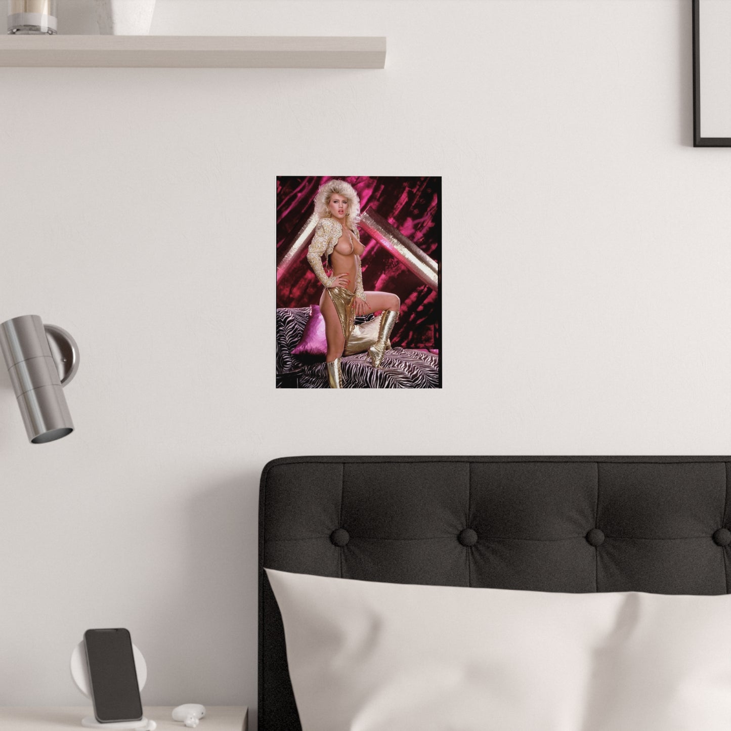 Satin Posters (210gsm) Retro 1980s Porn Star Amber Lynn