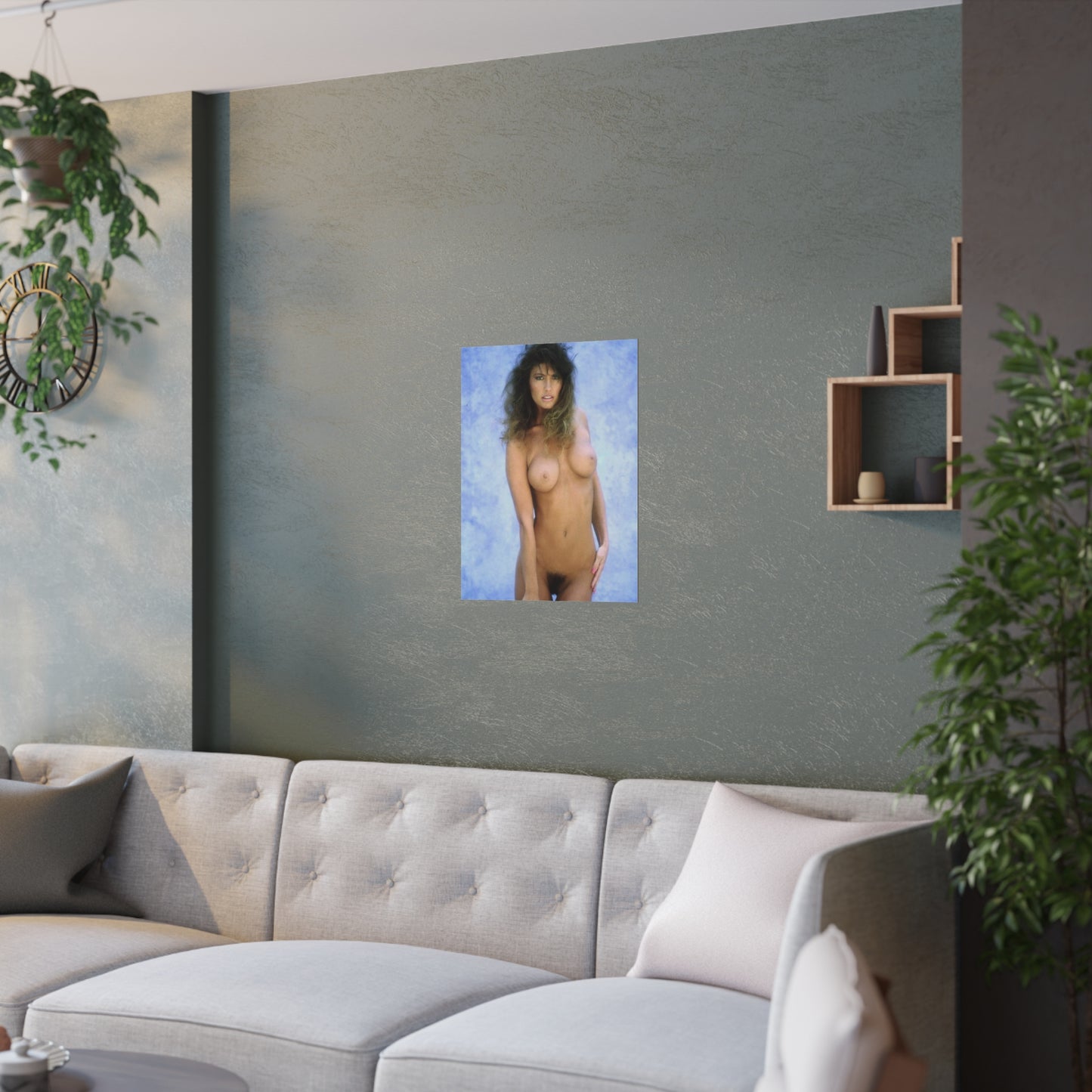 Satin Posters (210gsm) Retro Pornstar Ashlyn Gere Nude