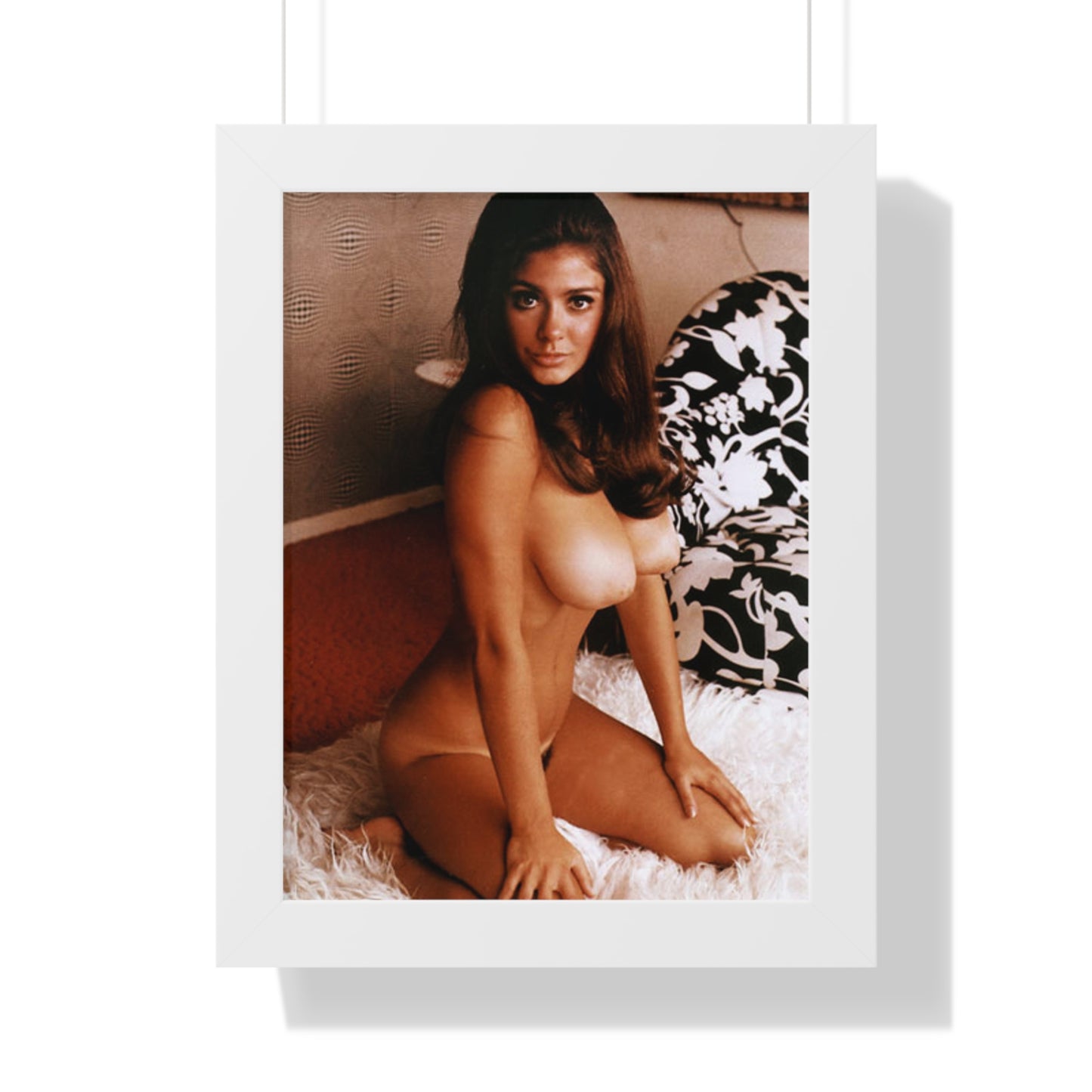 Framed Vertical Poster Playboy Playmate Cynthia Myers Nude