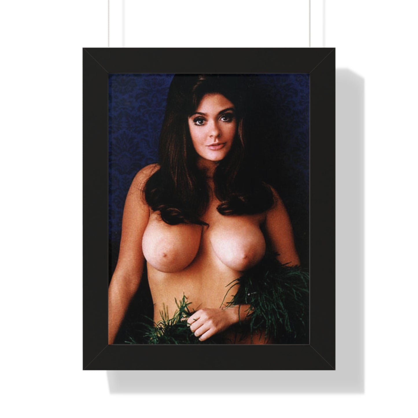 Framed Vertical Poster Playboy Playmate Cynthia Myers Nude