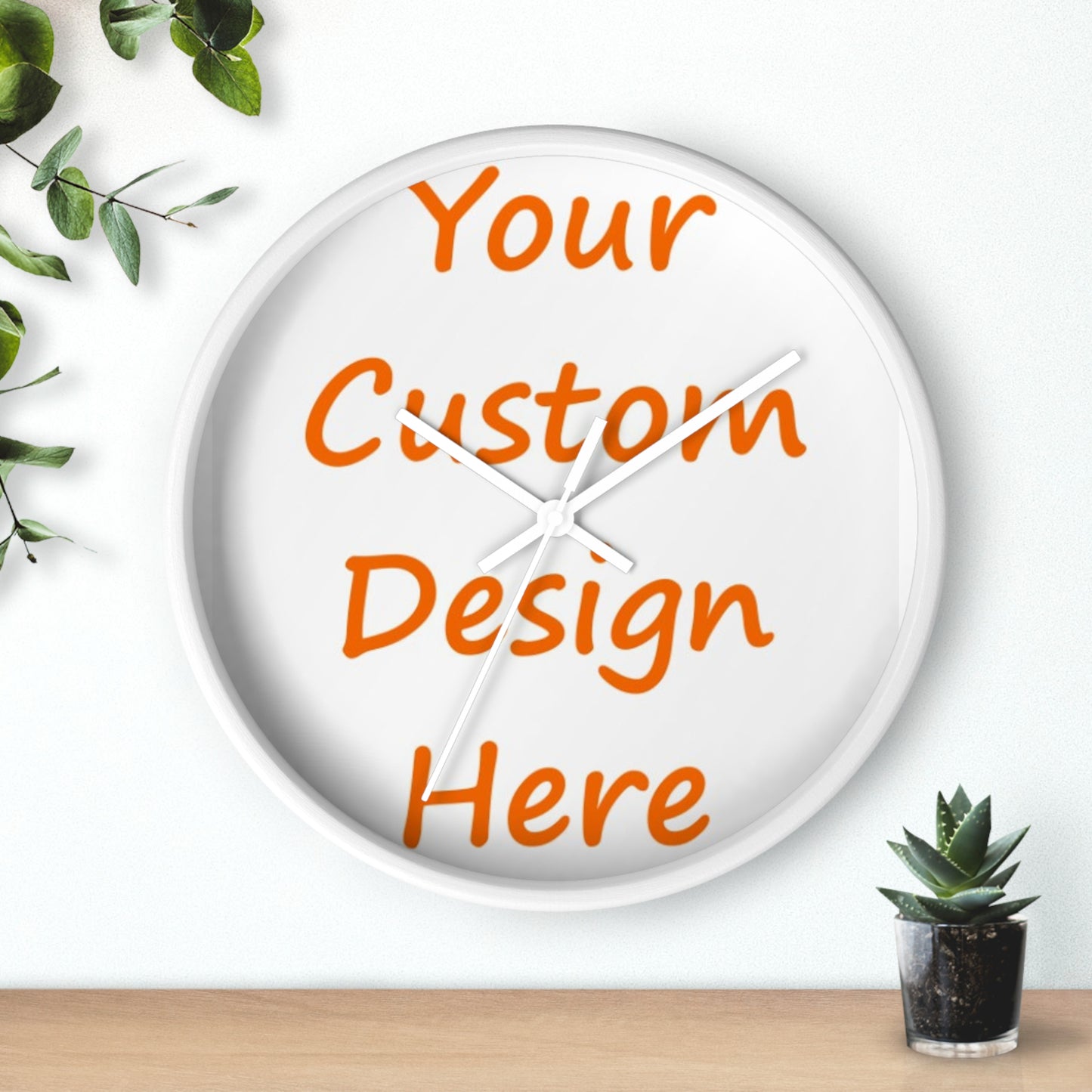 Wall Clock Custom Purchase & Message Artwork! No Limits!